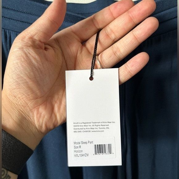 Other Knix Cropped Horizon Modal Sleep Pants Size 30" / US 8 / IT 44 - 2 Thumbnail