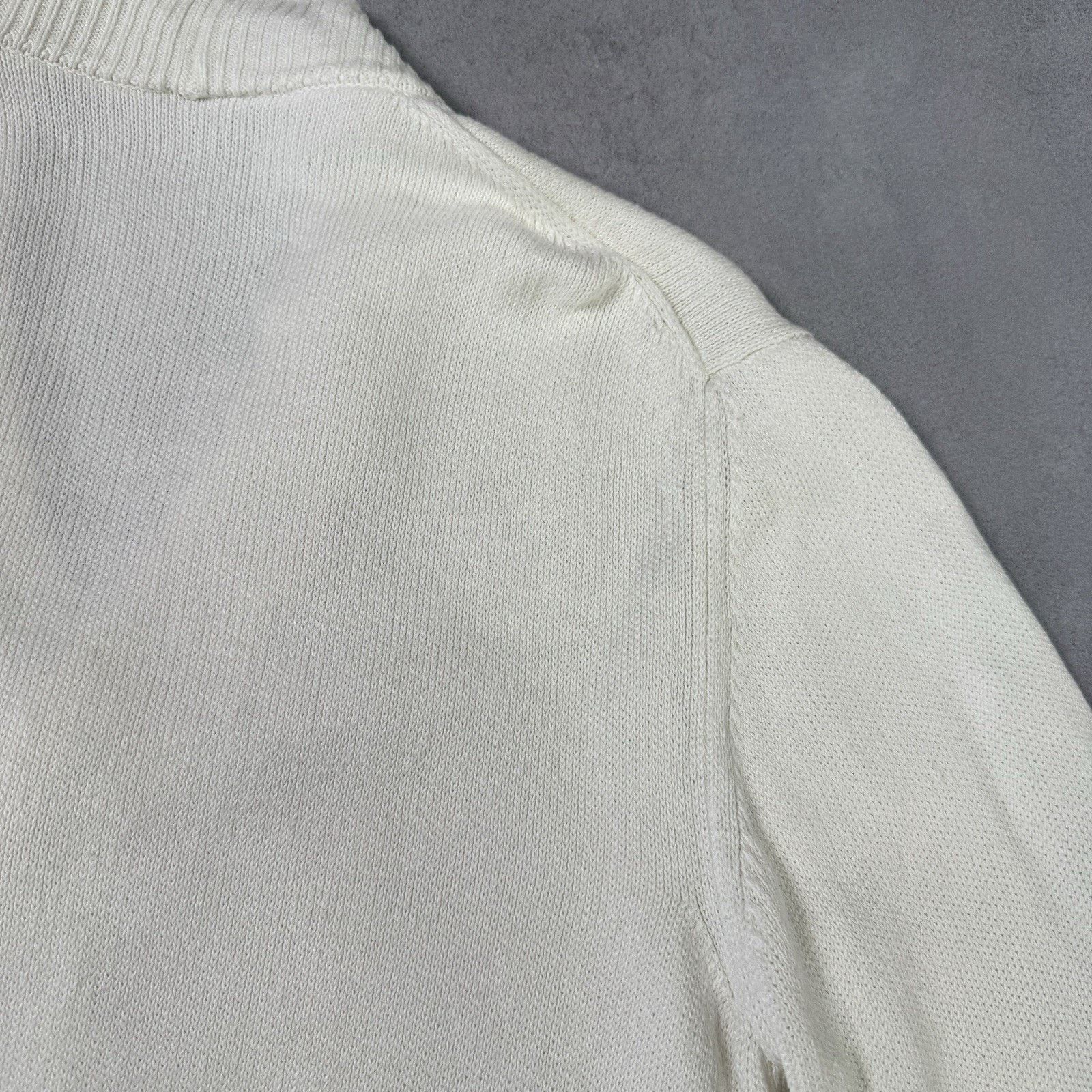 Zanone Zanone Men Linen/Cotton Cardigan Size 50 White Made In Italy Size US M / EU 48-50 / 2 - 19 Thumbnail