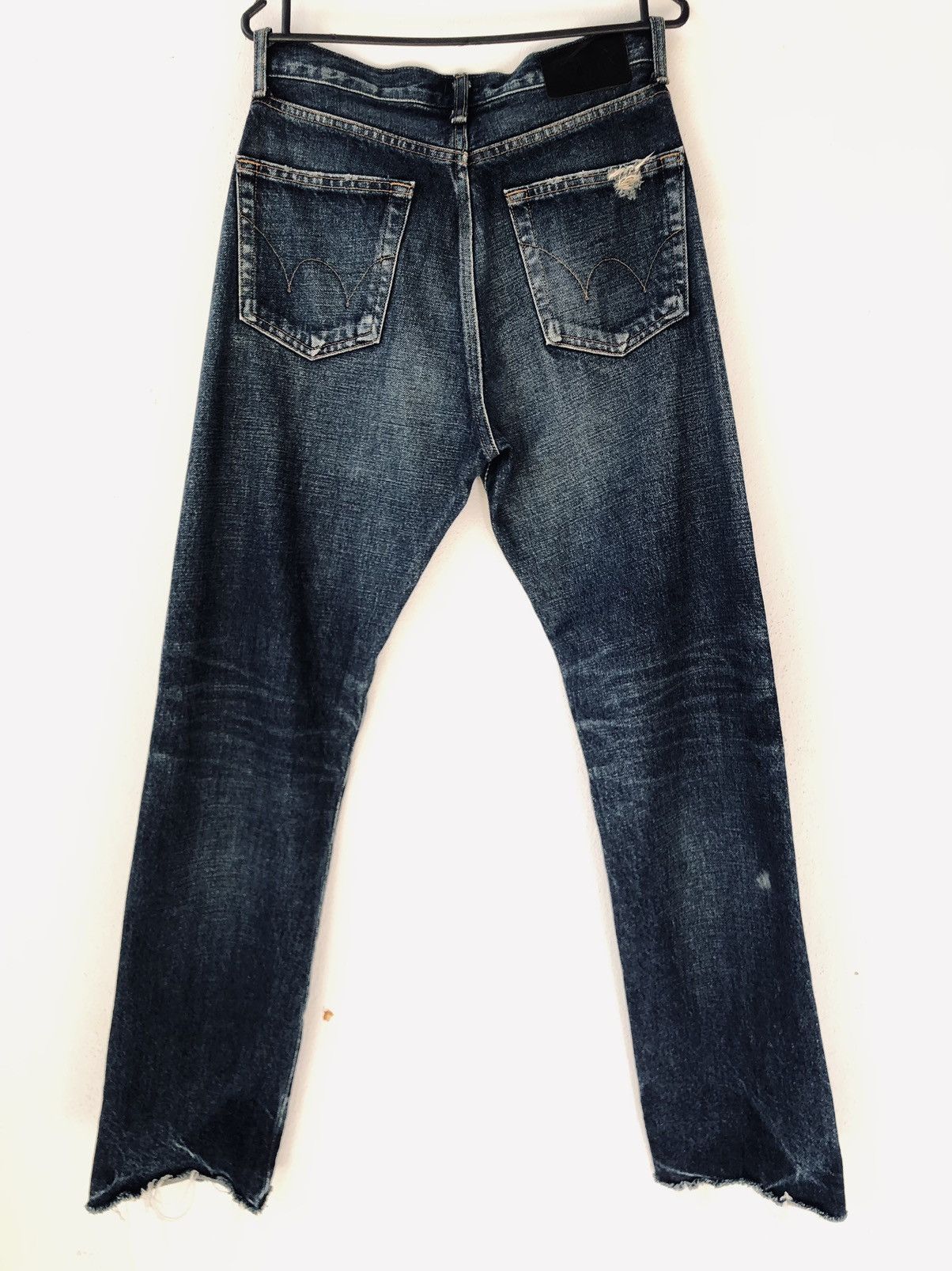 Edwin Vintage Edwin Rachel Distressed Selvedge Denim Jeans Size US 28 / EU 44 - 8 Thumbnail