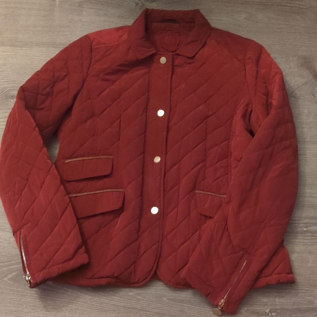 Massimo Dutti Massimo Dutti burgundy quilted jacket size XL Size XL / US 12-14 / IT 48-50 - 1 Thumbnail