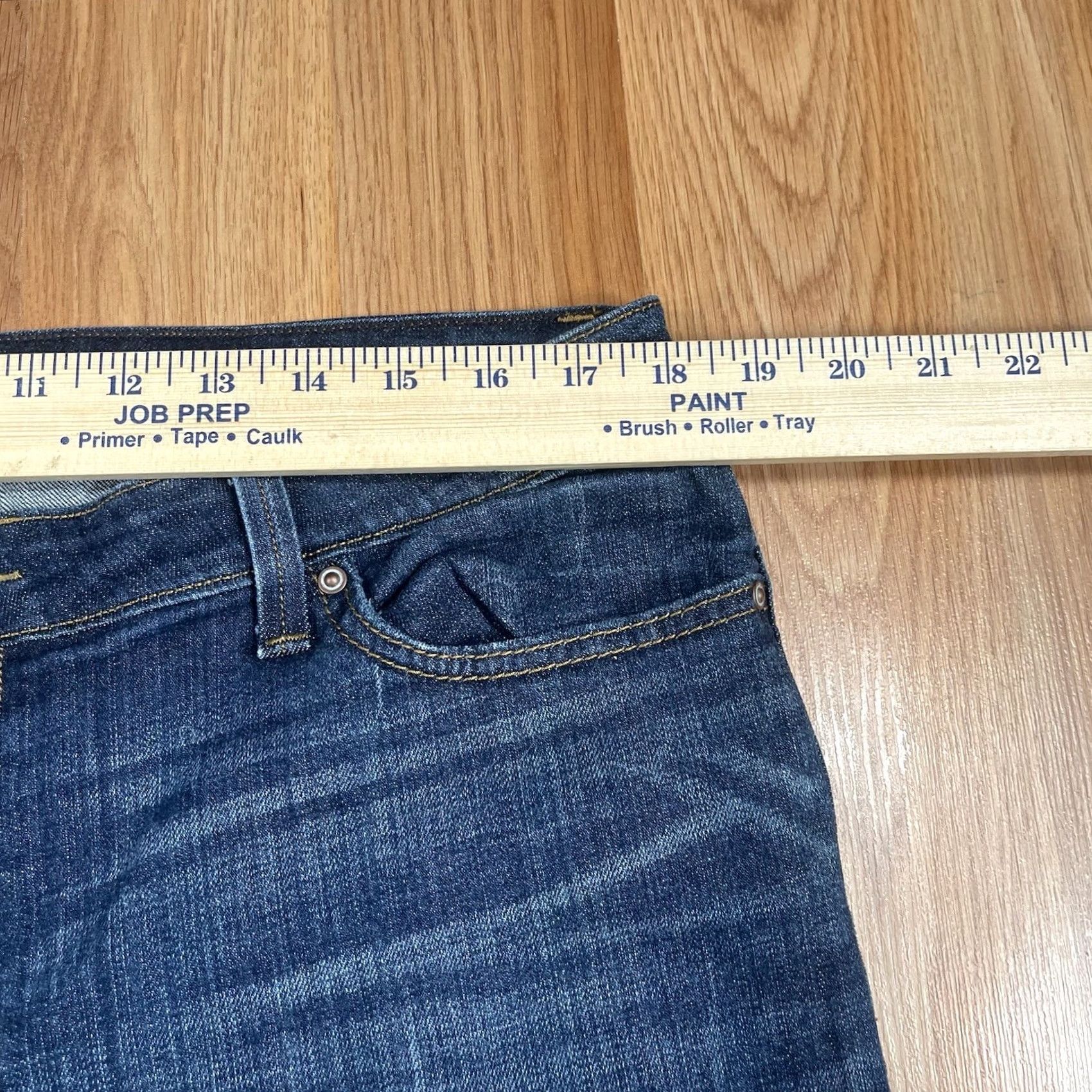 Levi's Levi's Womens 16M Bootcut Jeans Blue Wash Denim Pants Stretch Mid Rise Size 38" / US 16 / IT 52 - 4 Thumbnail