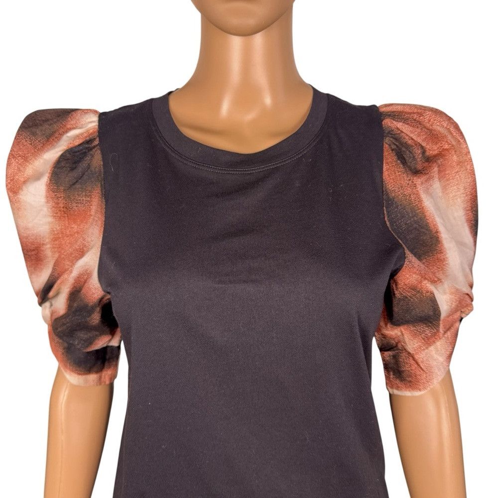 Other NWT New Cable & Gauge Mixed Media Puff Short Sleeve Top Siz Size S / US 4 / IT 40 - 9 Thumbnail