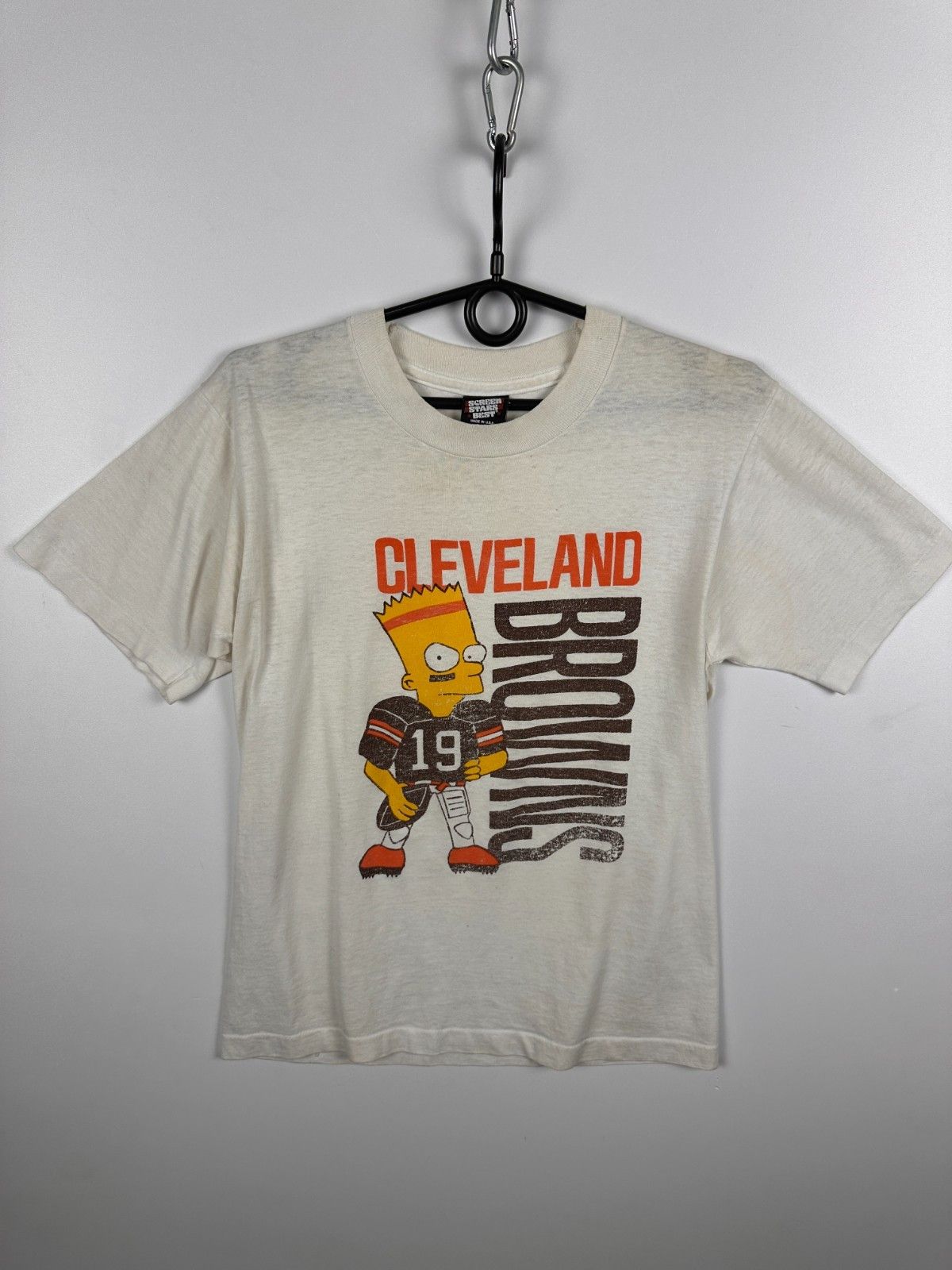 Other Vintage Cleveland Browns Bart Simpson T Shirt White Size S Size US S / EU 44-46 / 1 - 1 Thumbnail