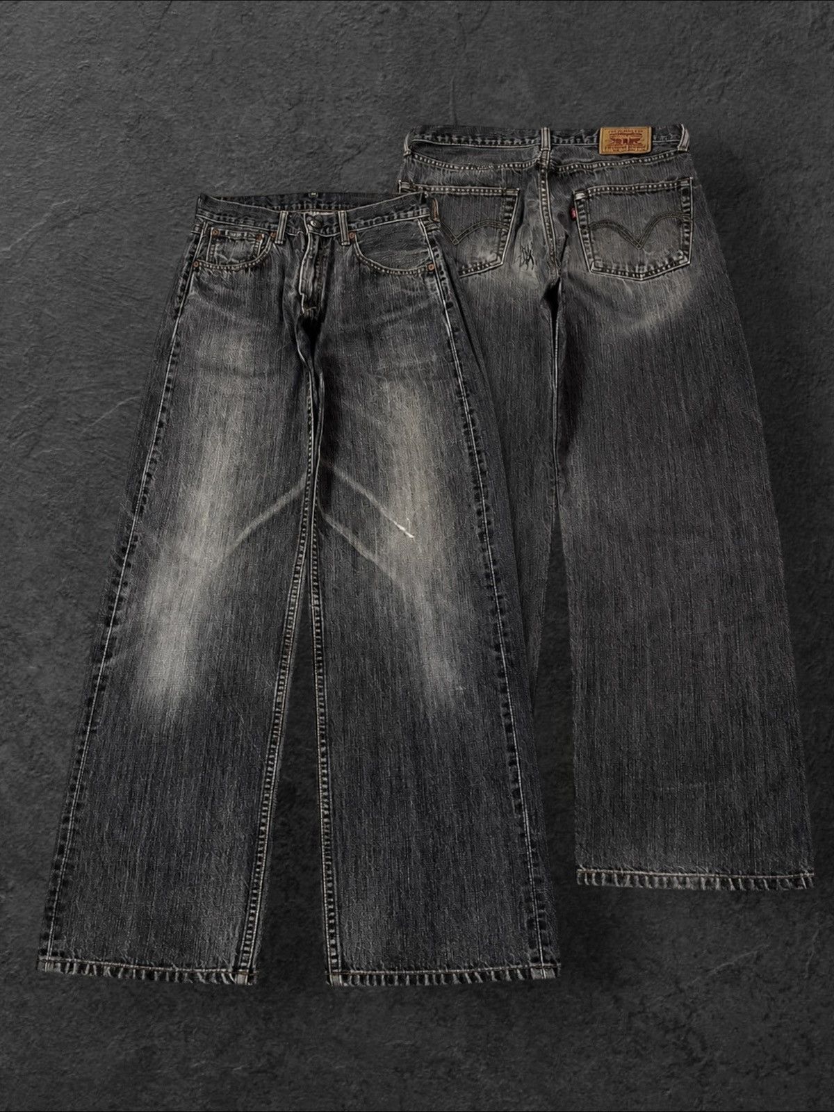 Levi's Vtg 90s Levis 503 Distressed Jeans Size US 30 / EU 46 - 1 Thumbnail