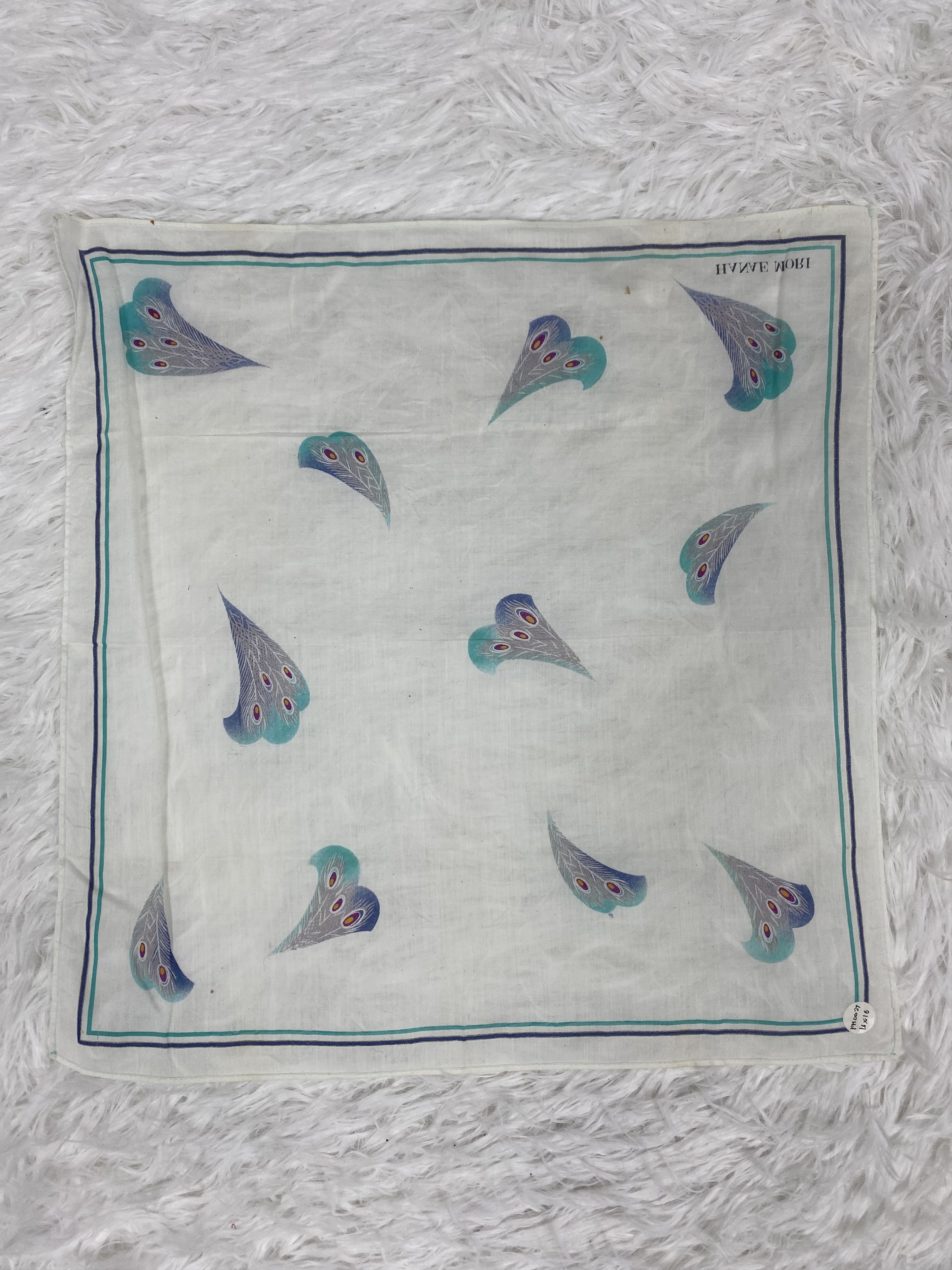 Hanae Mori Vintage Hanae Mori Handkerchief PH0027 Size ONE SIZE - 3 Thumbnail