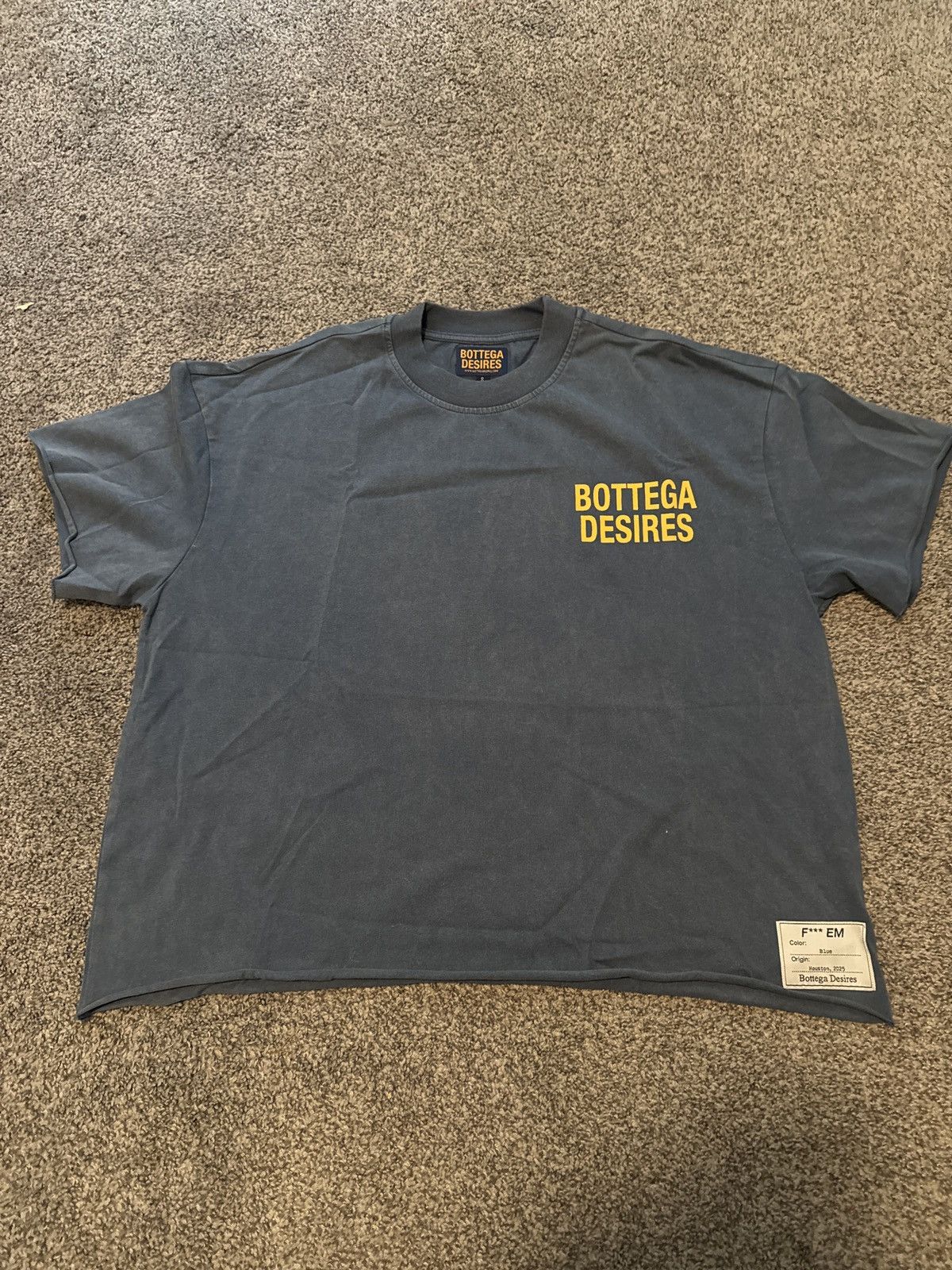 Bottega Desires F*** Em - size small Tee