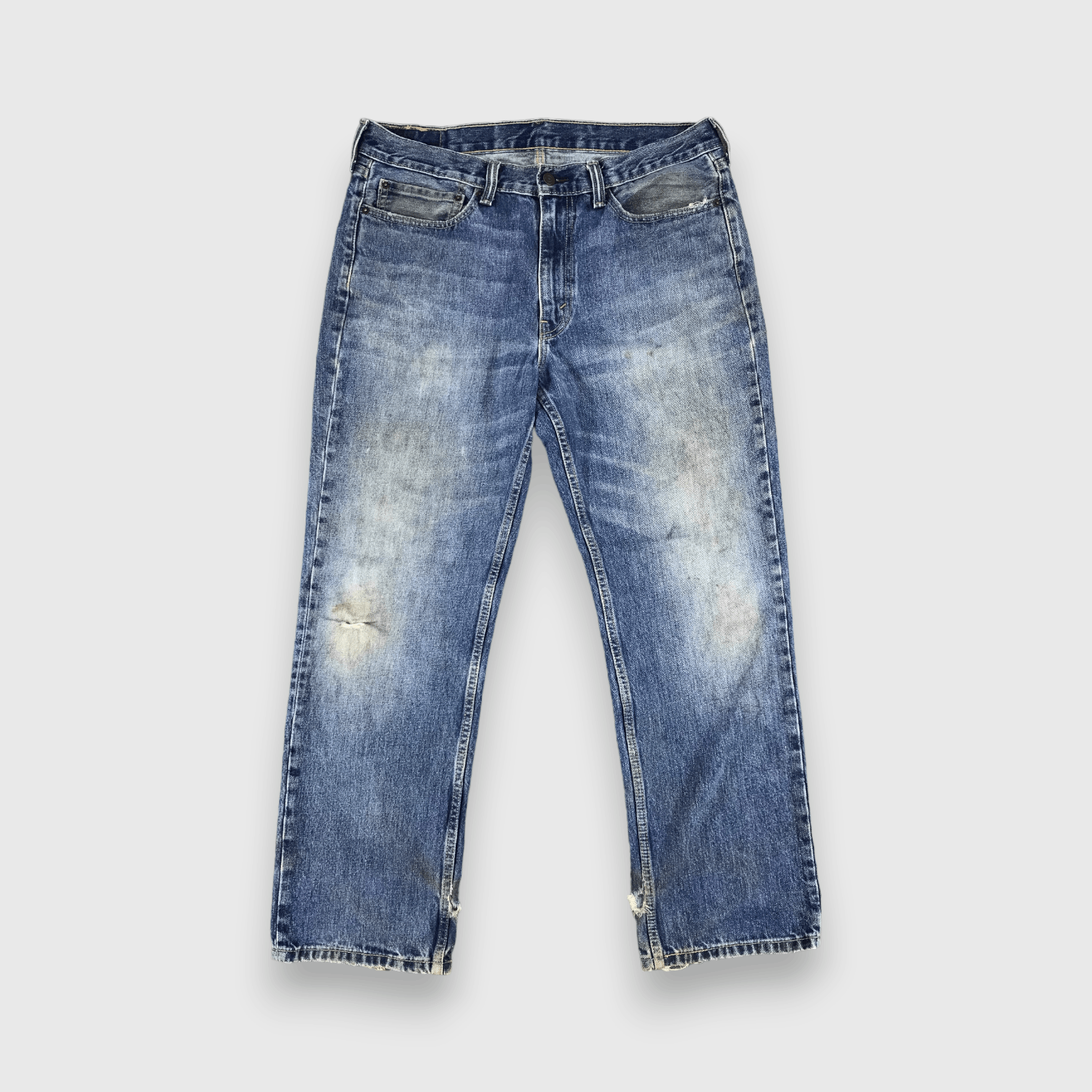 Levi's Vintage Blue Washed Levis 514 Jeans-J945 Size US 37 - 1 Thumbnail