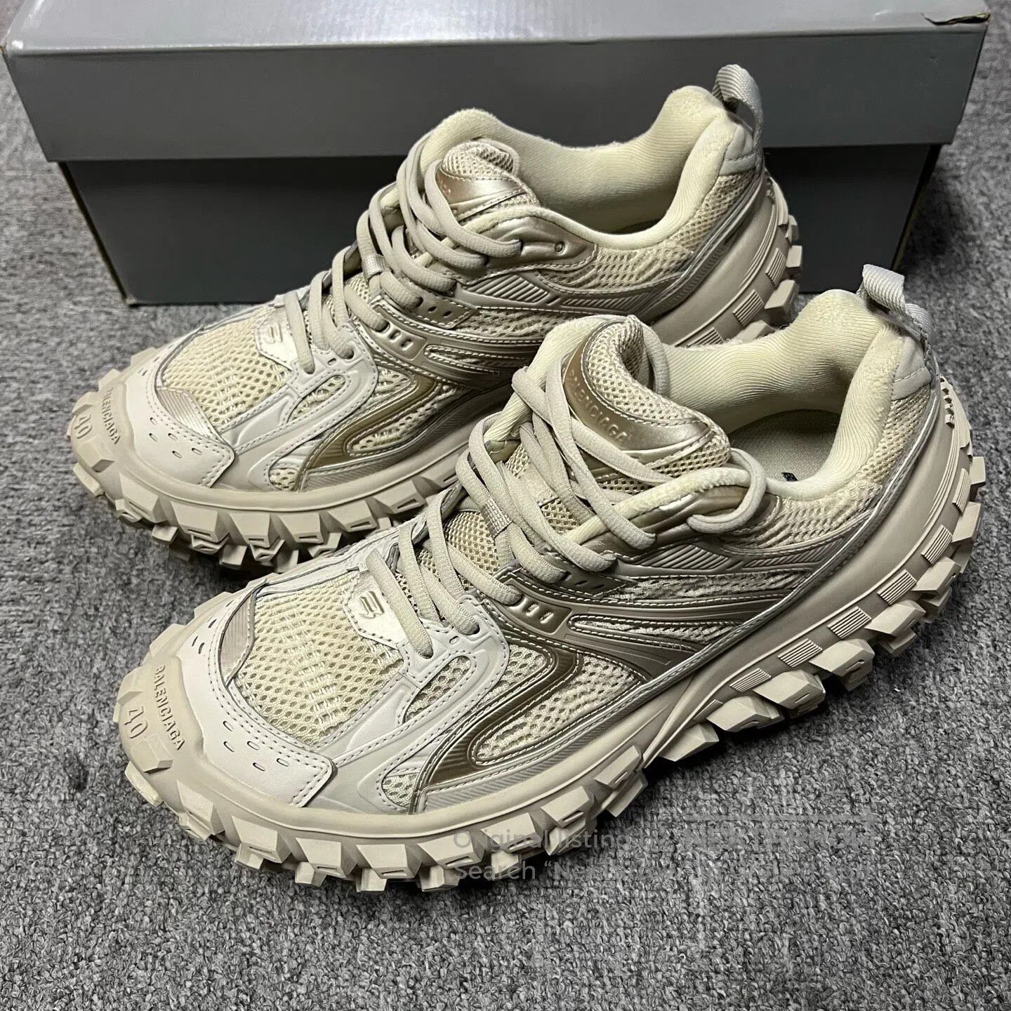 Balenciaga Balenciaga Light brown Retro, aged-looking low-top dad sho Size US 5 / IT 35 - 2 Thumbnail