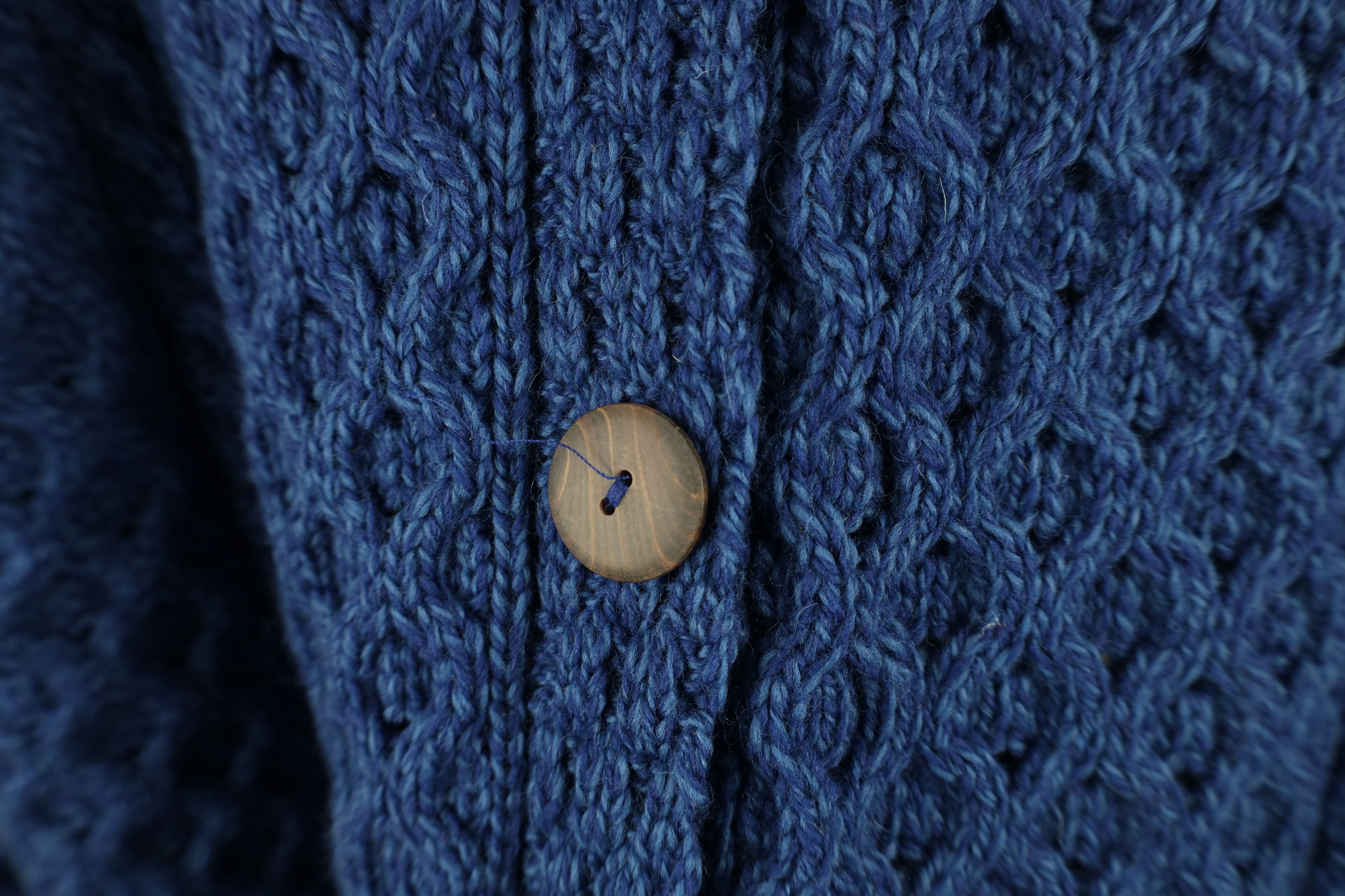 Vintage Vintage 90s Streetwear Cable Knit Fisherman Cardigan Sweater Size L / US 10 / IT 46 - 6 Thumbnail