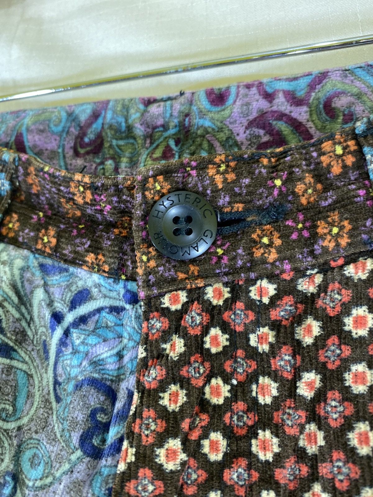 Hysteric Glamour patchwork corduroy pants Size US 30 / EU 46 - 3 Thumbnail