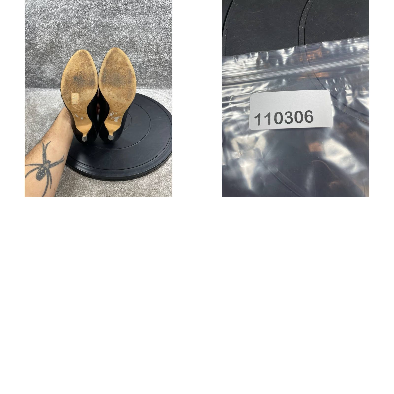 Giuseppe Zanotti VICINI by GIUSEPPE ZANOTTI Heel Womens 38 EU 7.5 US Pump Black Leather Stiletto Size US 7.5 / IT 37.5 - 9 Thumbnail