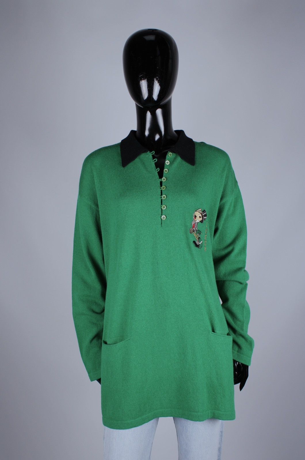 Designer × Iceberg × Vintage Women's ICEBERG Joker Vintage Wool Sweater Size L / US 10 / IT 46 - 1 Thumbnail