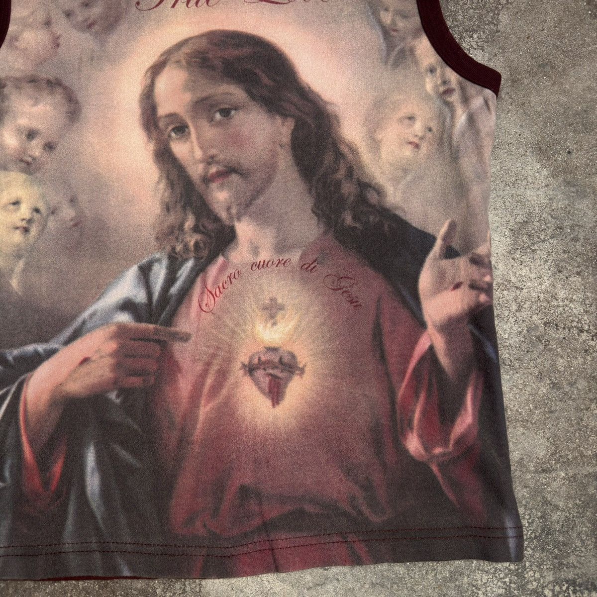 Vintage Vive Maria Vintage Jesus Printed Tank Top Size L / US 10 / IT 46 - 8 Thumbnail