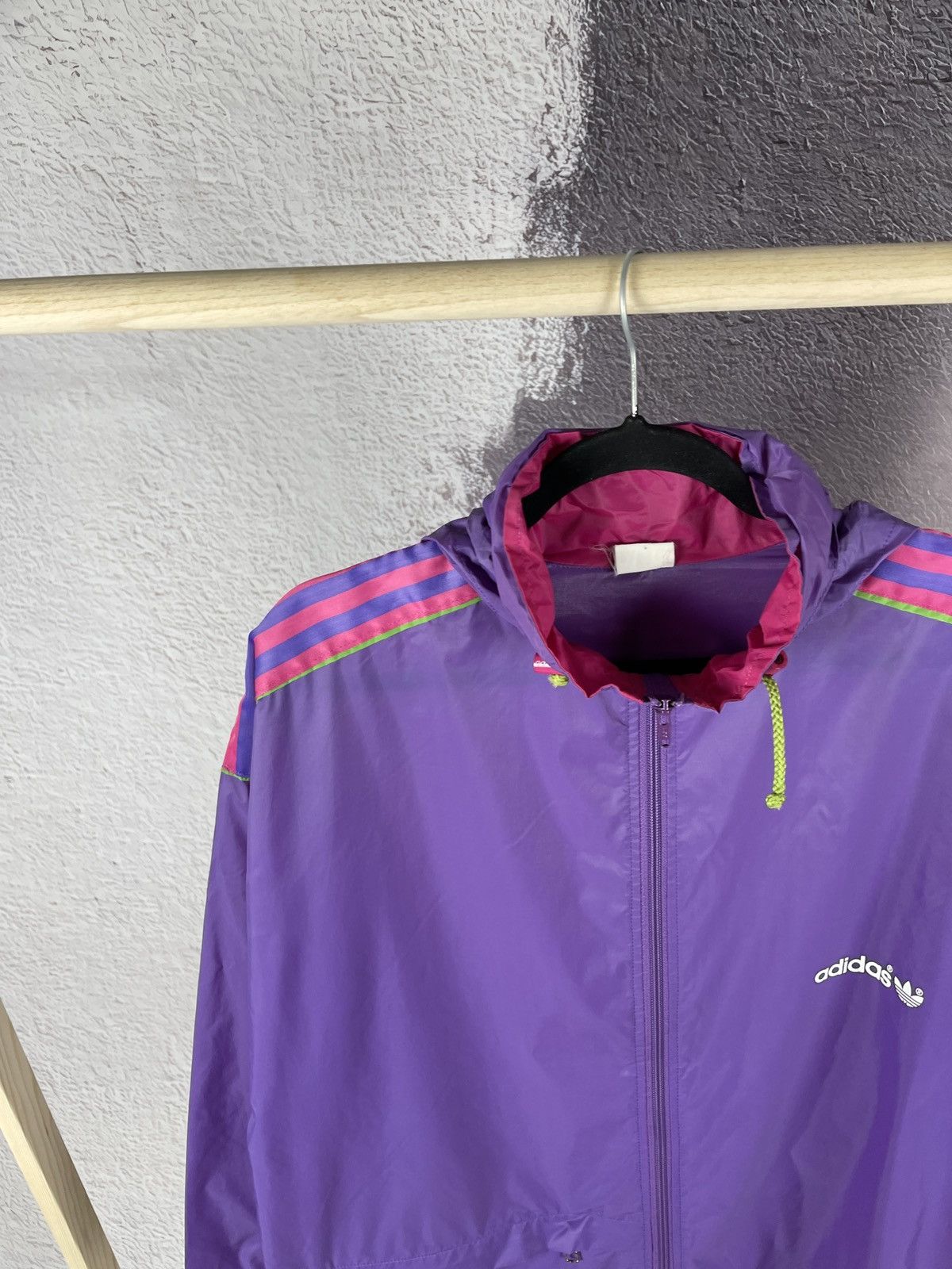 Adidas Adidas vintage 70s 80s light jacket purple bag package Size US M / EU 48-50 / 2 - 10 Thumbnail