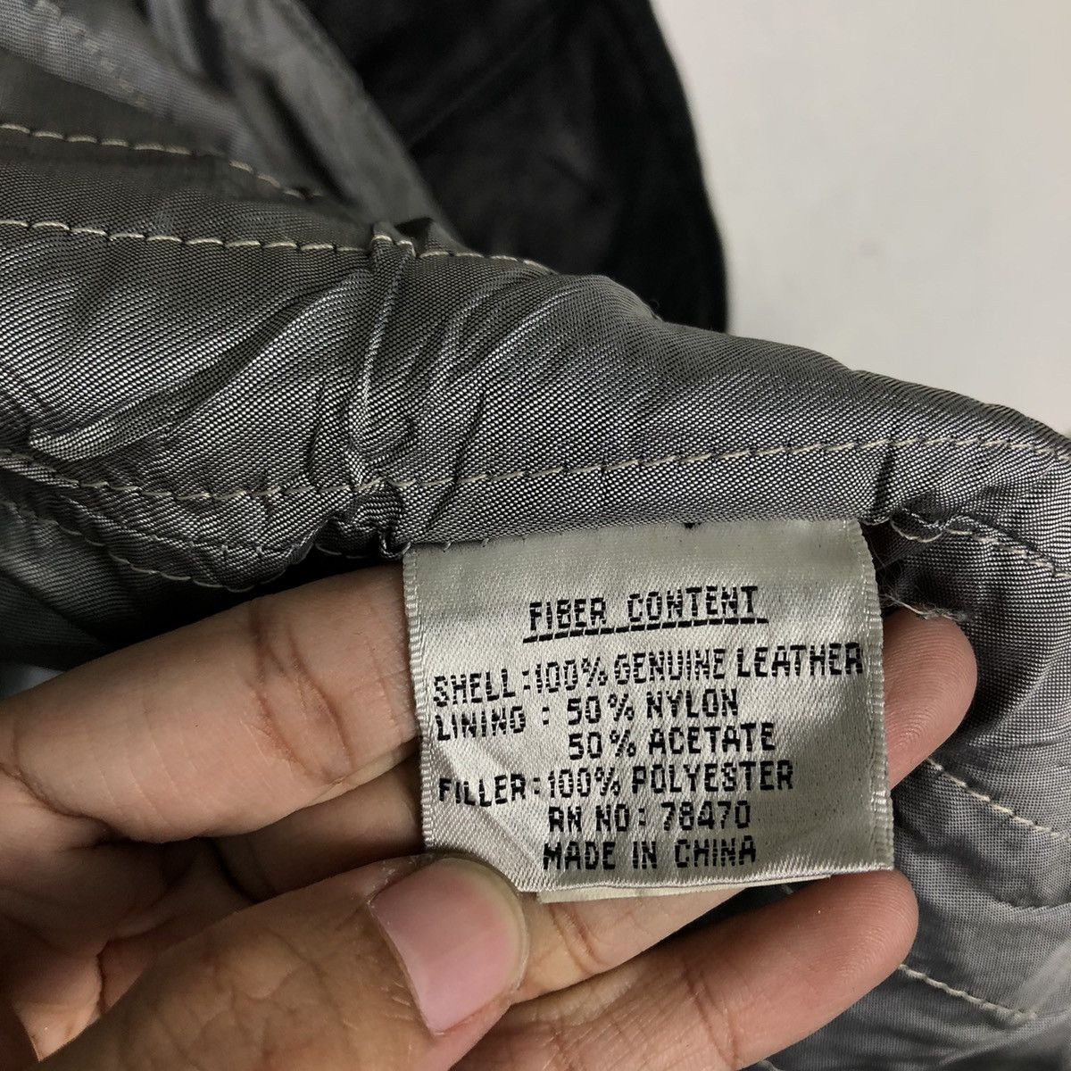Genuine Leather 🔥Vintage Genuine Leather Jacket Double Breast Nicole Miller Size US L / EU 52-54 / 3 - 17 Thumbnail