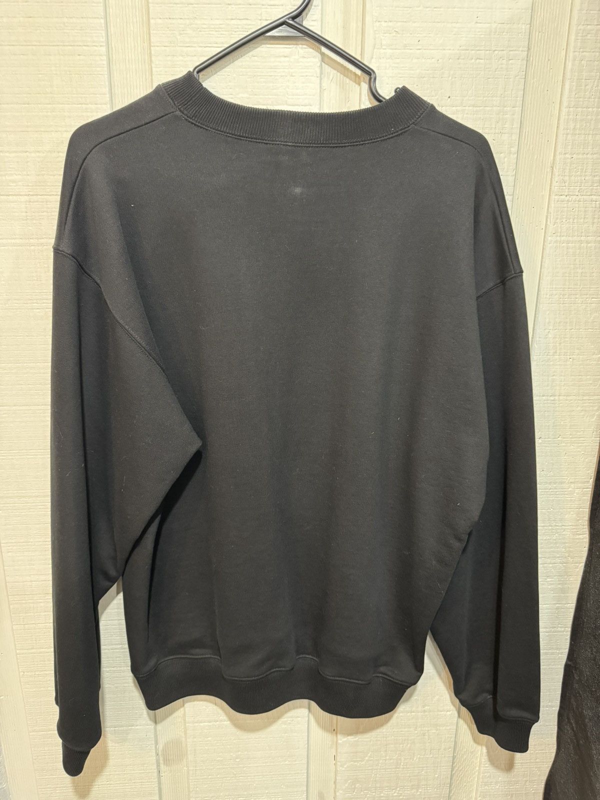 Balenciaga Mini Logo Font Black Sweater Size US M / EU 48-50 / 2 - 4 Thumbnail