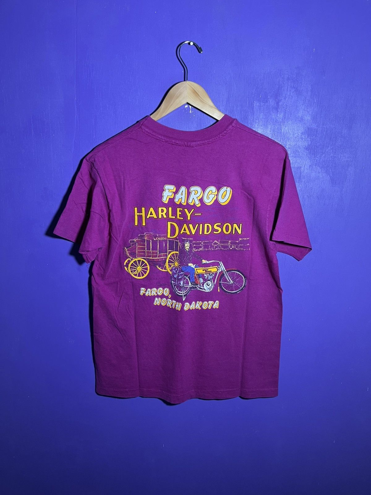Harley Davidson × Vintage Vintage 1989 Harley Davidson soaring high t-shirt Size US M / EU 48-50 / 2 - 2 Thumbnail