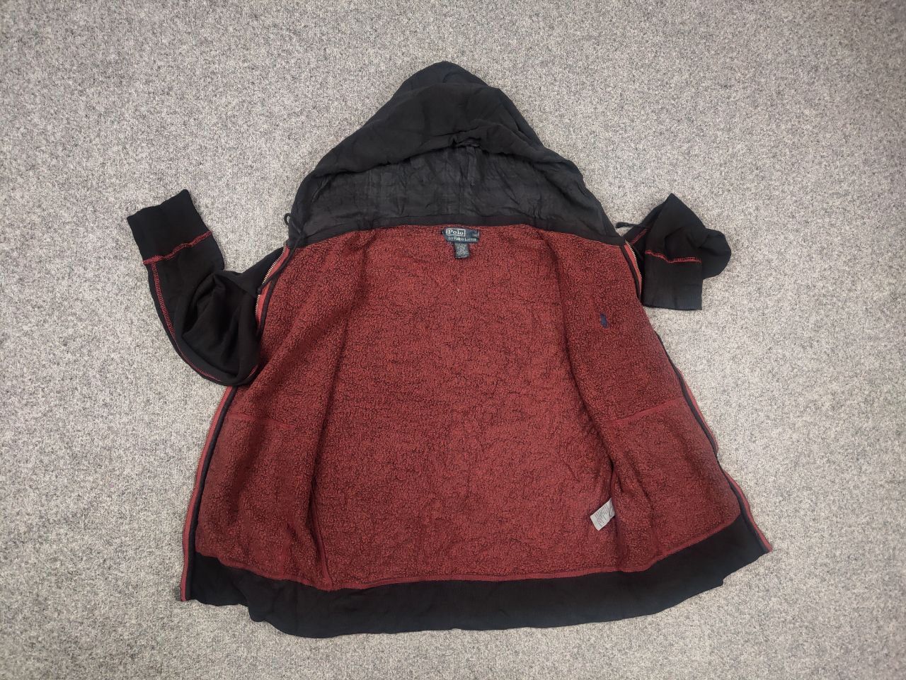 Polo Ralph Lauren Rare Vintage 90's Polo Ralph Lauren Faded Zip Hoodie Y2K Size US S / EU 44-46 / 1 - 17 Thumbnail