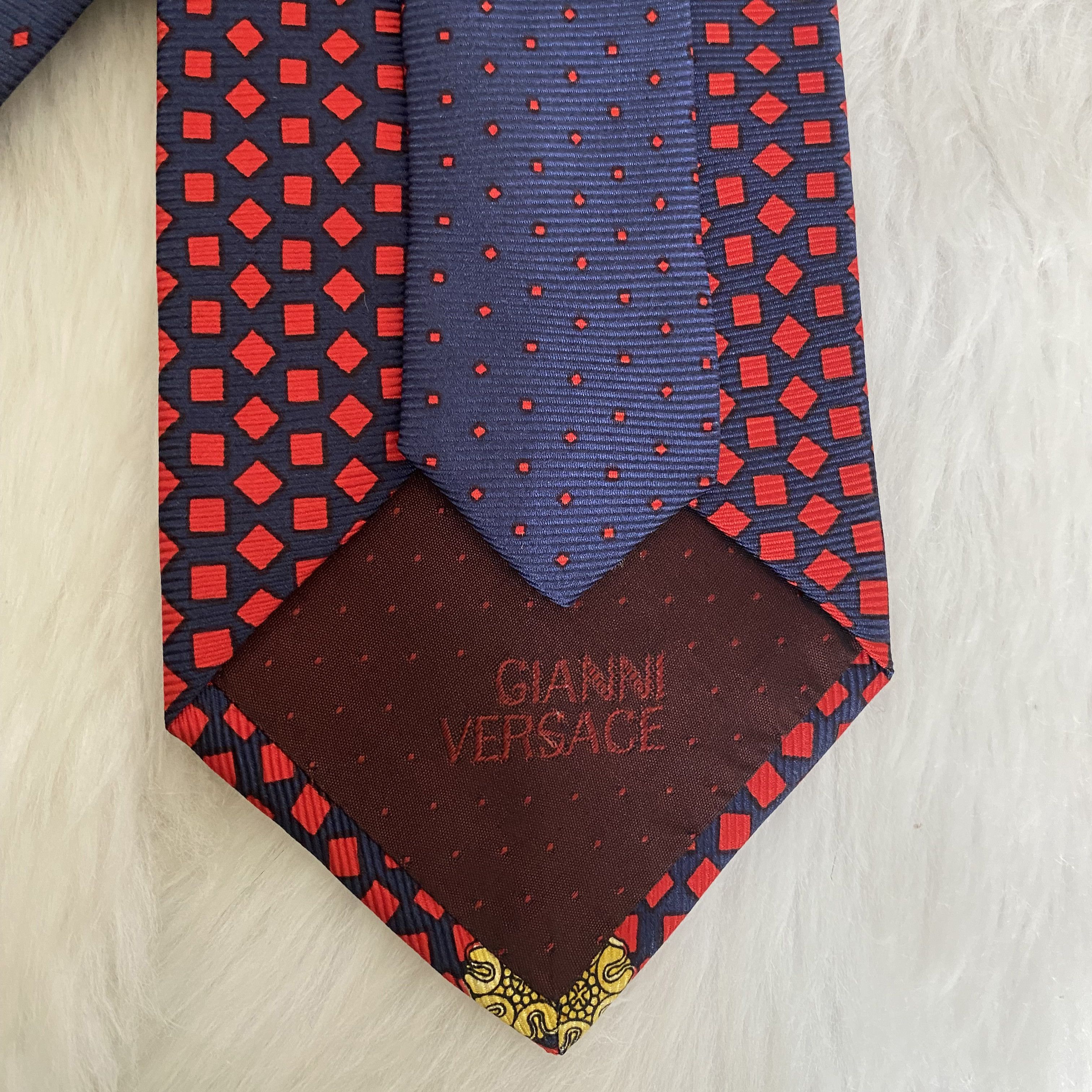Versace × Vintage Lot of 2 Vintage Medusa Silk Ties Neckties Size ONE SIZE - 5 Thumbnail