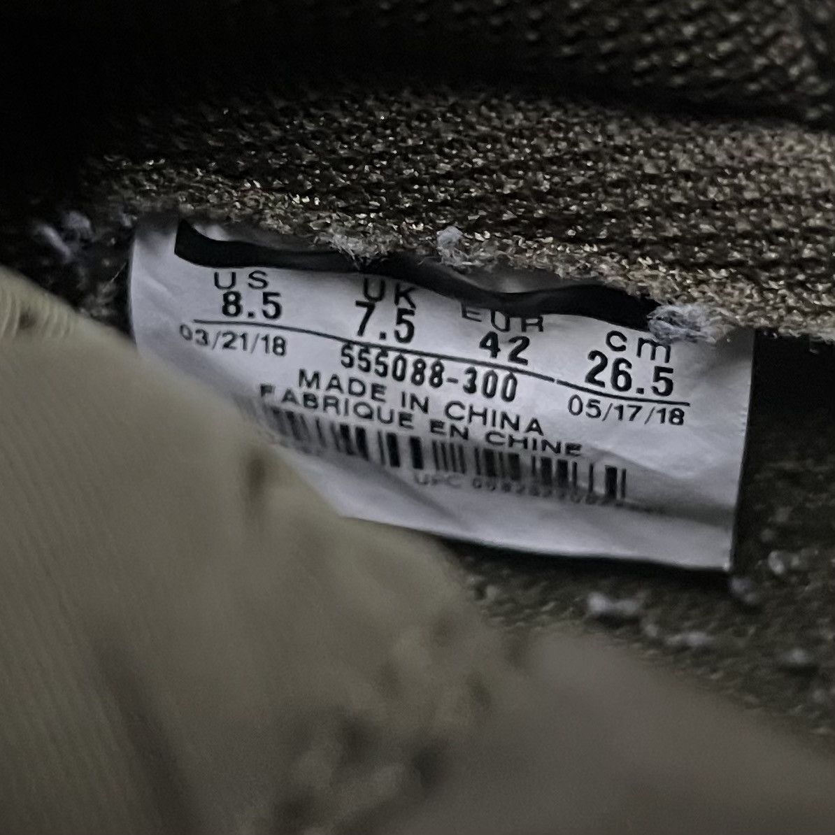 Nike Nike Air Jordan 1 OG « Olive Canvas »🫒 Size US 8.5 / EU 41-42 - 6 Thumbnail