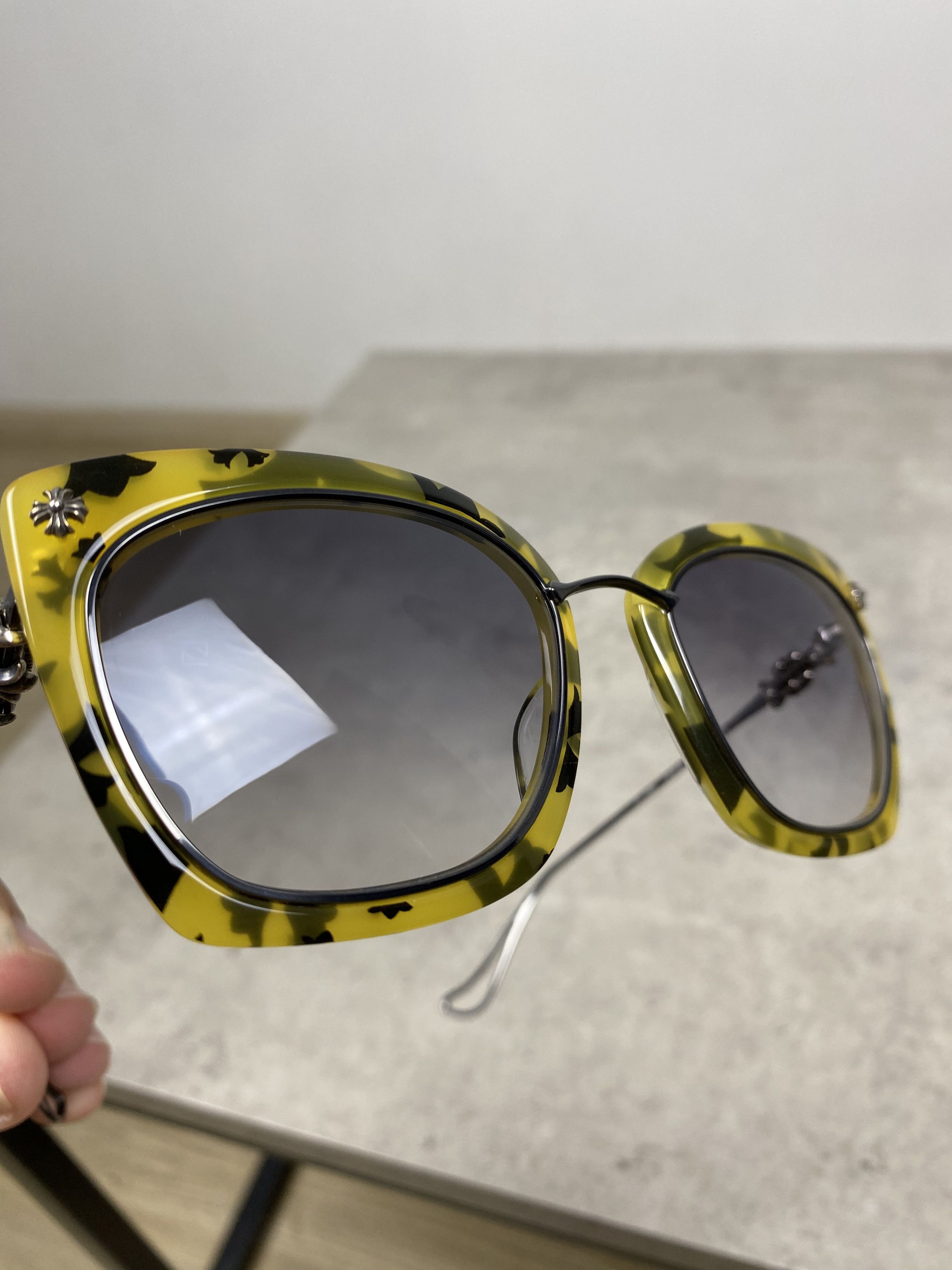 Chrome Hearts Chrome Hearts Betty Lou II Sunglasses Metal Monogram Size ONE SIZE - 6 Thumbnail