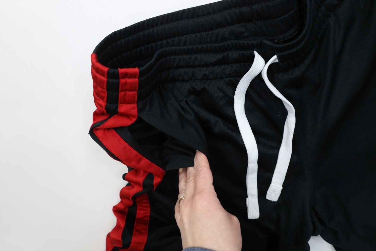 Nike Vintage Y2K Nike Scott Mini Swoosh Mesh Wide Leg Pants Black Size US 36 / EU 52 - 8 Thumbnail