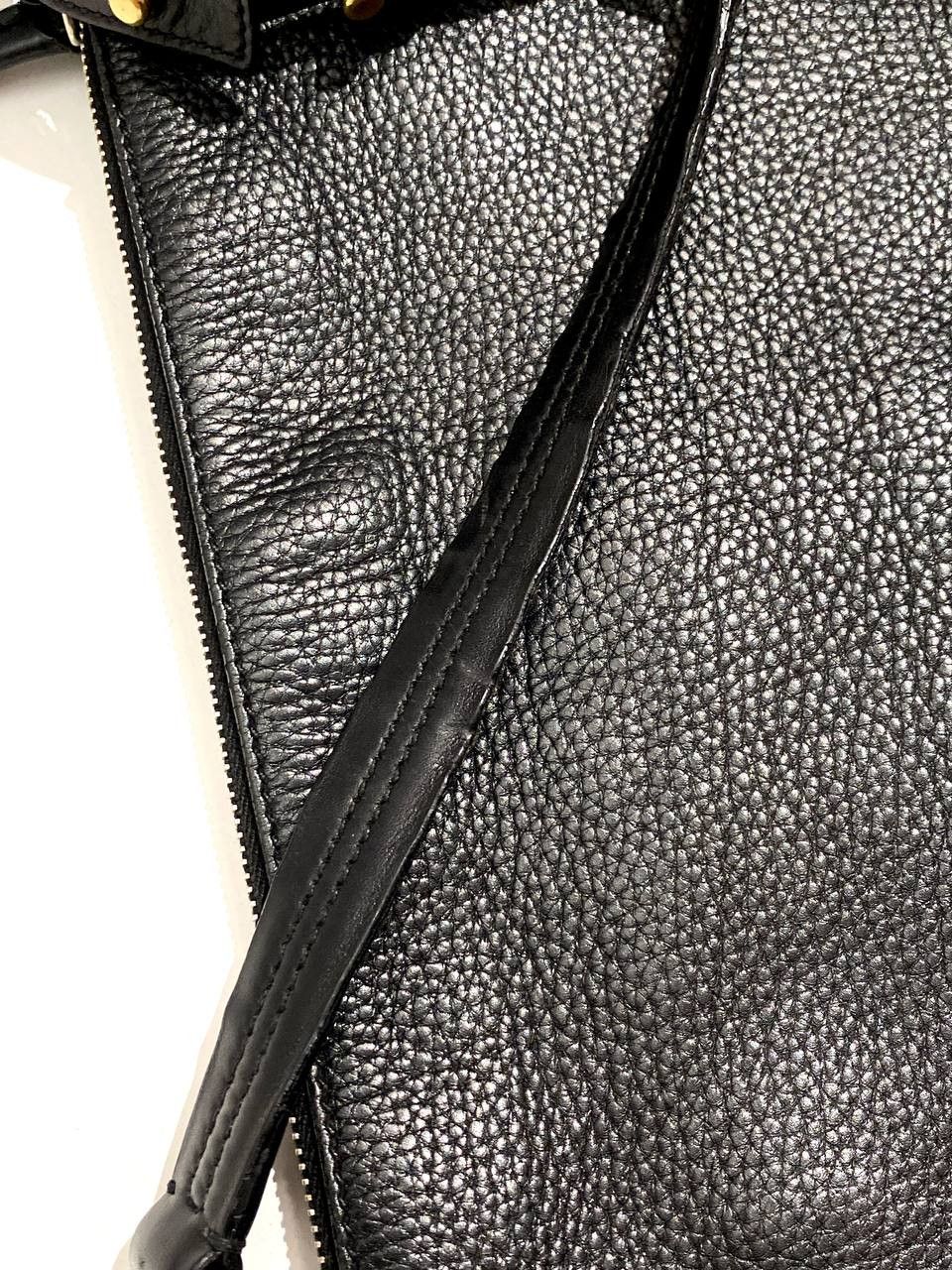Jil Sander Jil Sander Black Logo Lamb Leather Hand Shoulder Bag Size ONE SIZE - 10 Thumbnail