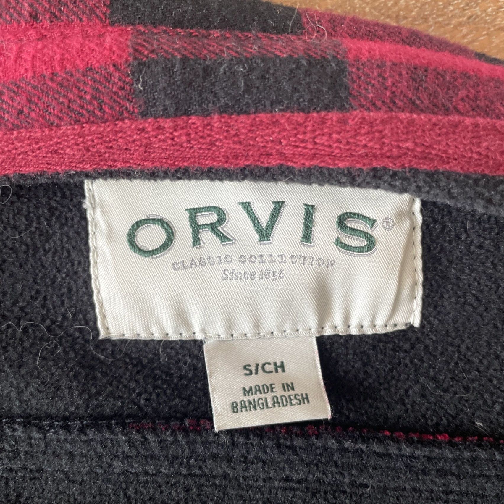 Orvis Orvis Button-Up Shacket Plaid Long Sleeve Mens Small Pockets Multicolor Cotton Polyester Classic 90s Western USA Cowboy Workwear Size US S / EU 44-46 / 1 - 3 Thumbnail