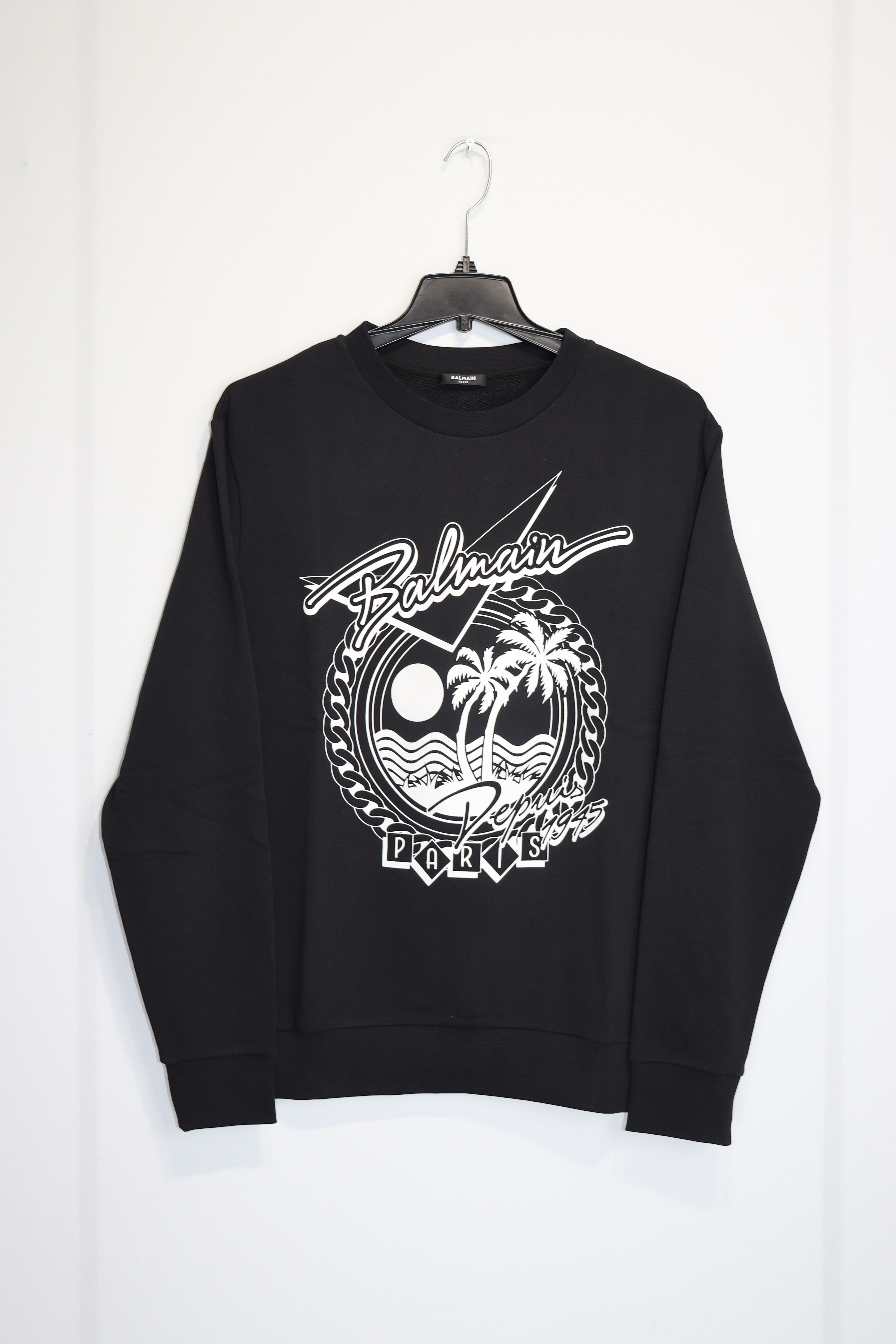 Balmain o1rshd1 Sweatshirt in Black Size US M / EU 48-50 / 2 - 3 Thumbnail