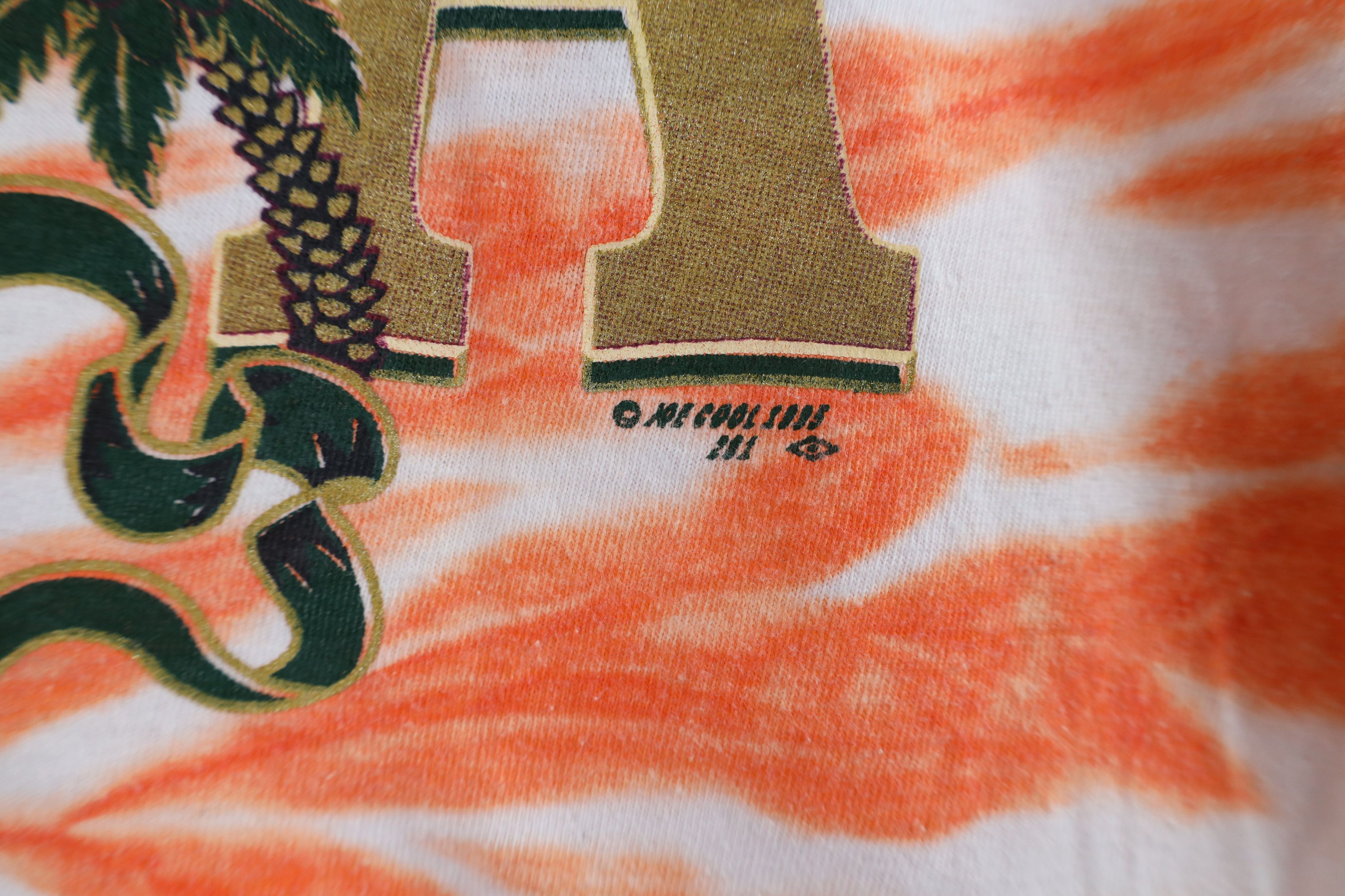 Vintage Vintage 90s Streetwear Acid Wash Florida Sun T-Shirt Cotton Size US L / EU 52-54 / 3 - 5 Thumbnail