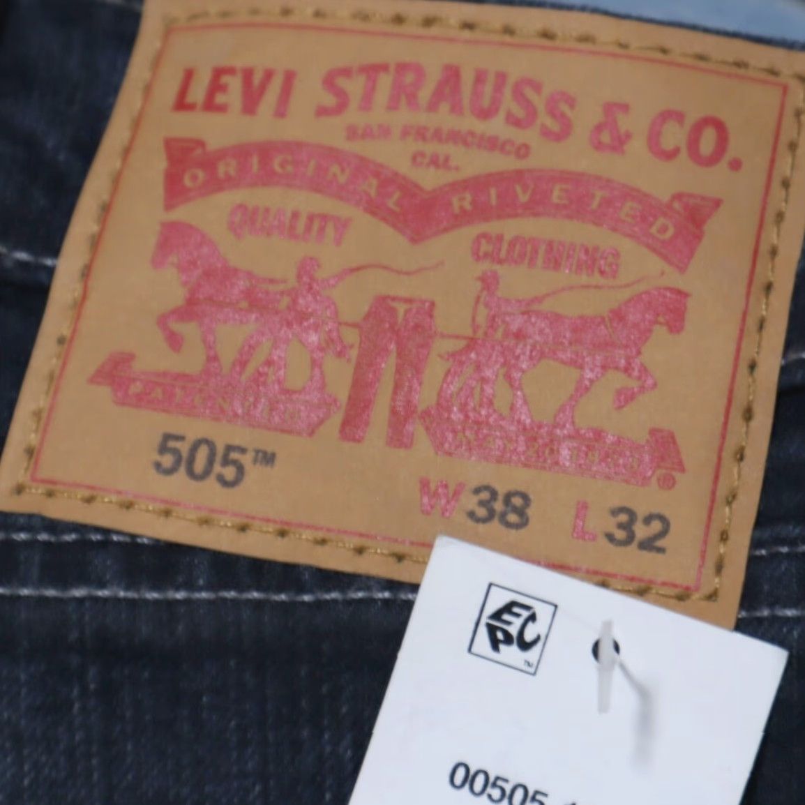 Denime Levis 505 Regular Cotton Denim Jeans Pants Blue Men's 38 Regular fit Jeans USA 38 Mens Blue 505 Regular Size US 38 / EU 54 - 6 Thumbnail