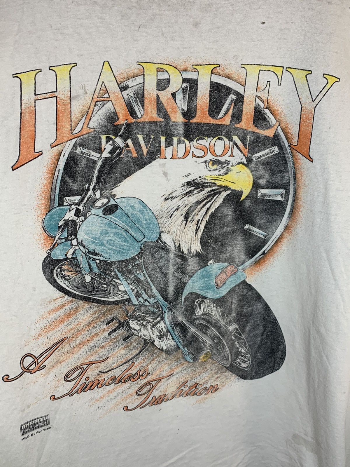 Harley Davidson × Vintage *RARE* Vintage 80s Harley Davidson Timeless Tradition Shirt Size US XL / EU 56 / 4 - 3 Thumbnail