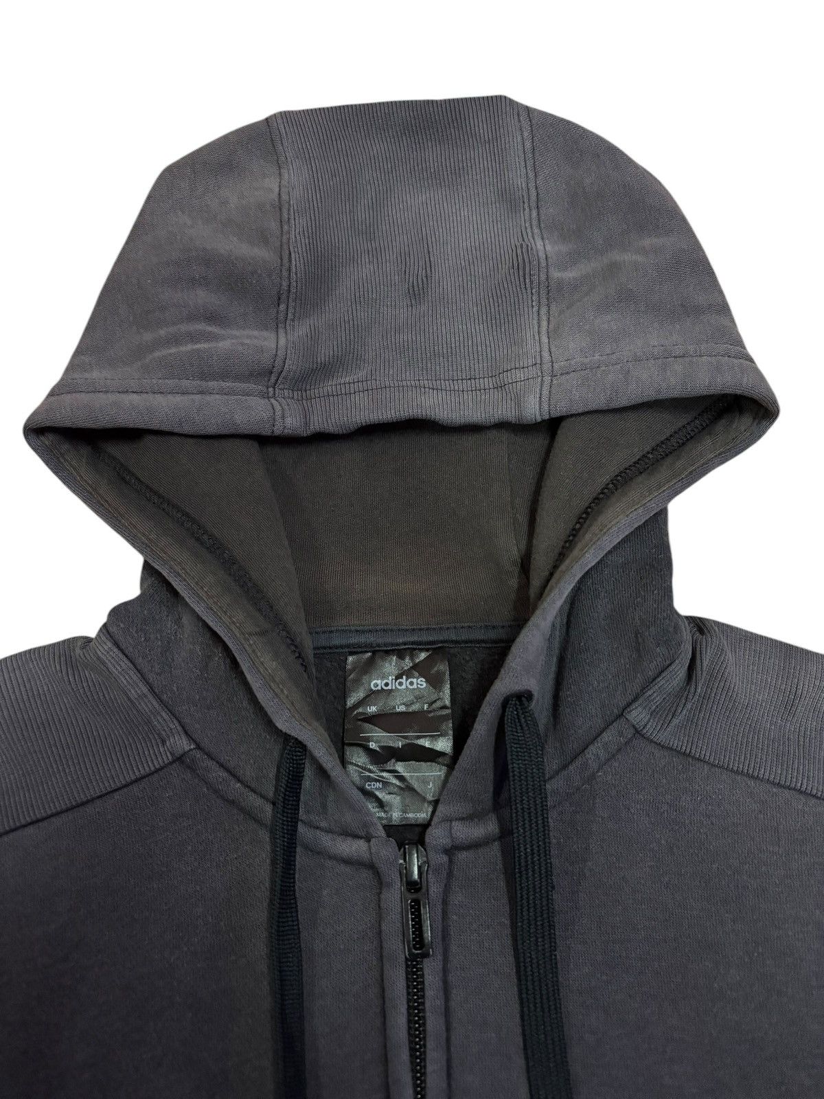 Adidas × Vintage Y2k Vintage Adidas Faded Spell Out Hoodie Size US S / EU 44-46 / 1 - 6 Thumbnail
