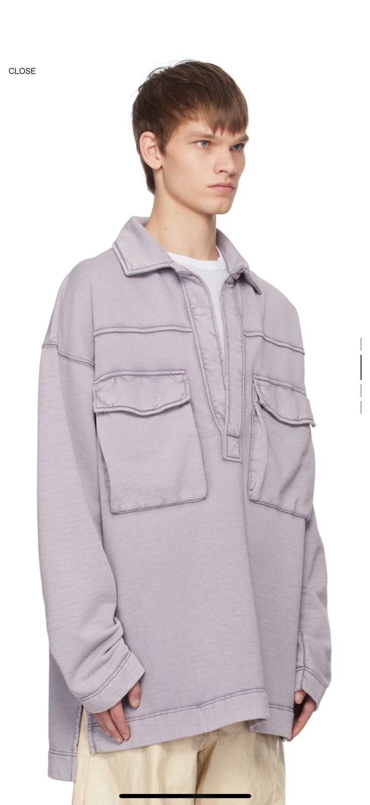 Dries Van Noten Oversized Polo Sweater/Sweatshirt Size US S / EU 44-46 / 1 - 2 Thumbnail