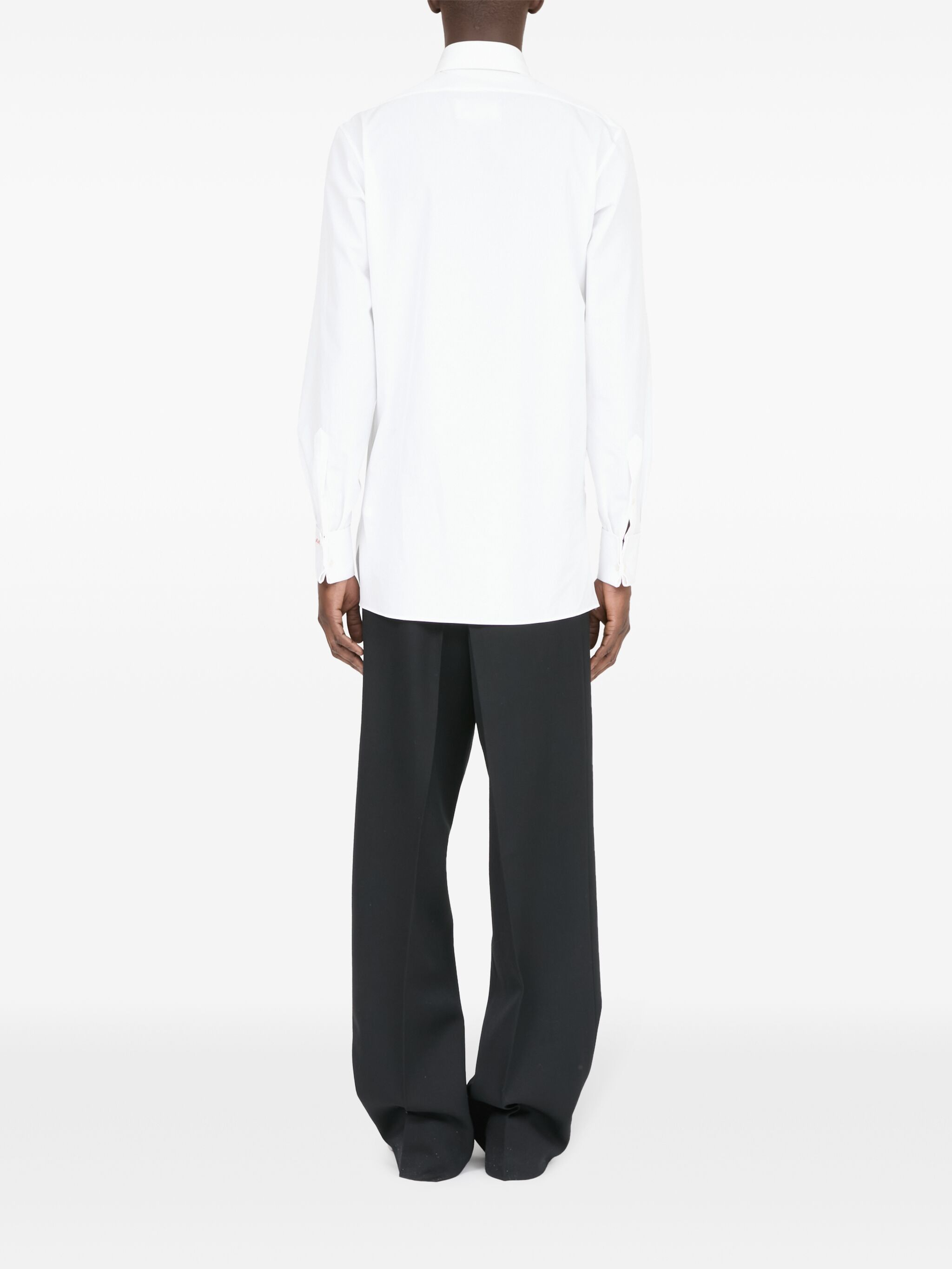Maison Margiela o1s22i1n1024 Pointed Collar Shirt in White Size US M / EU 48-50 / 2 - 4 Thumbnail