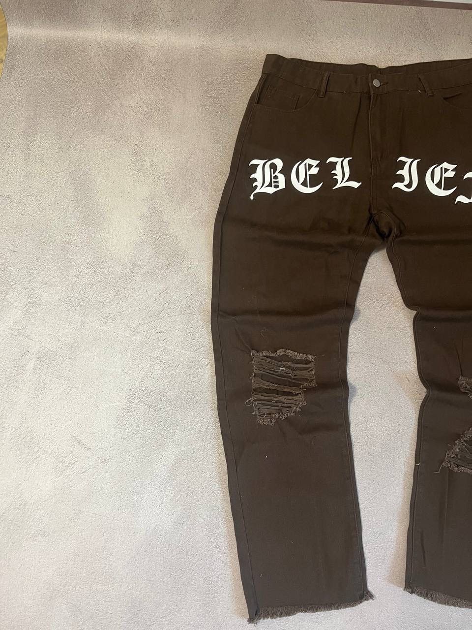 Hysteric Glamour × If Six Was Nine Dirty pants Faded Crash denim thrashed y2k distressed jeans Size US 36 / EU 52 - 4 Thumbnail