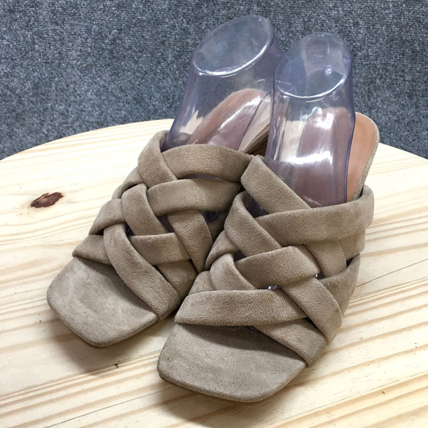 Vintage Universal Thread Sandals Womens 11 Andy Braided Strap Slip On Mule Slide Brown Size US 11 / IT 41 - 3 Thumbnail