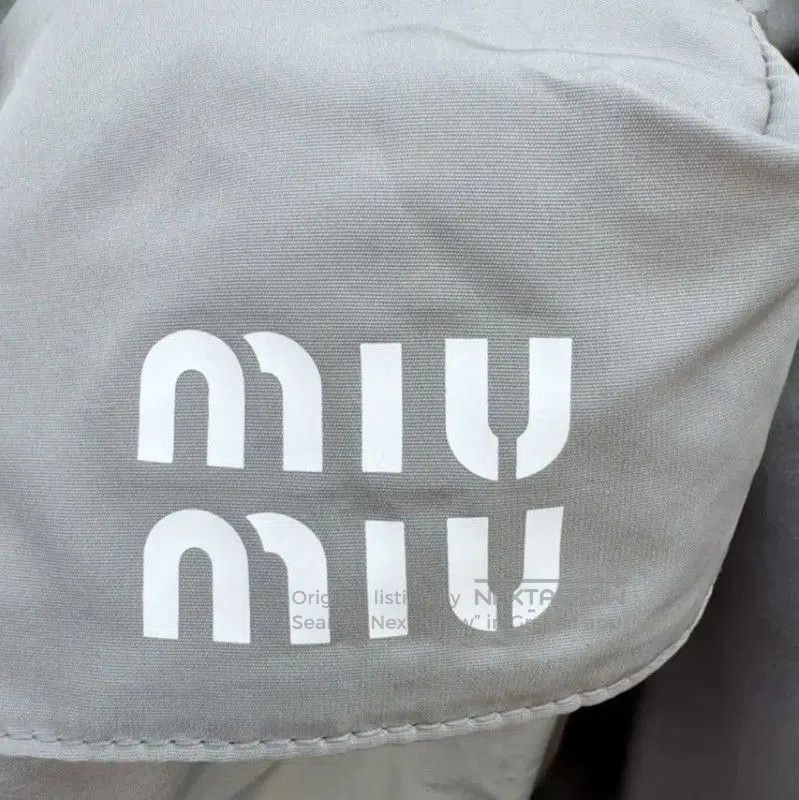 Miu Miu Miu Miu Gray Women's Windbreaker Jacket . Size XS / US 0-2 / IT 36-38 - 2 Thumbnail