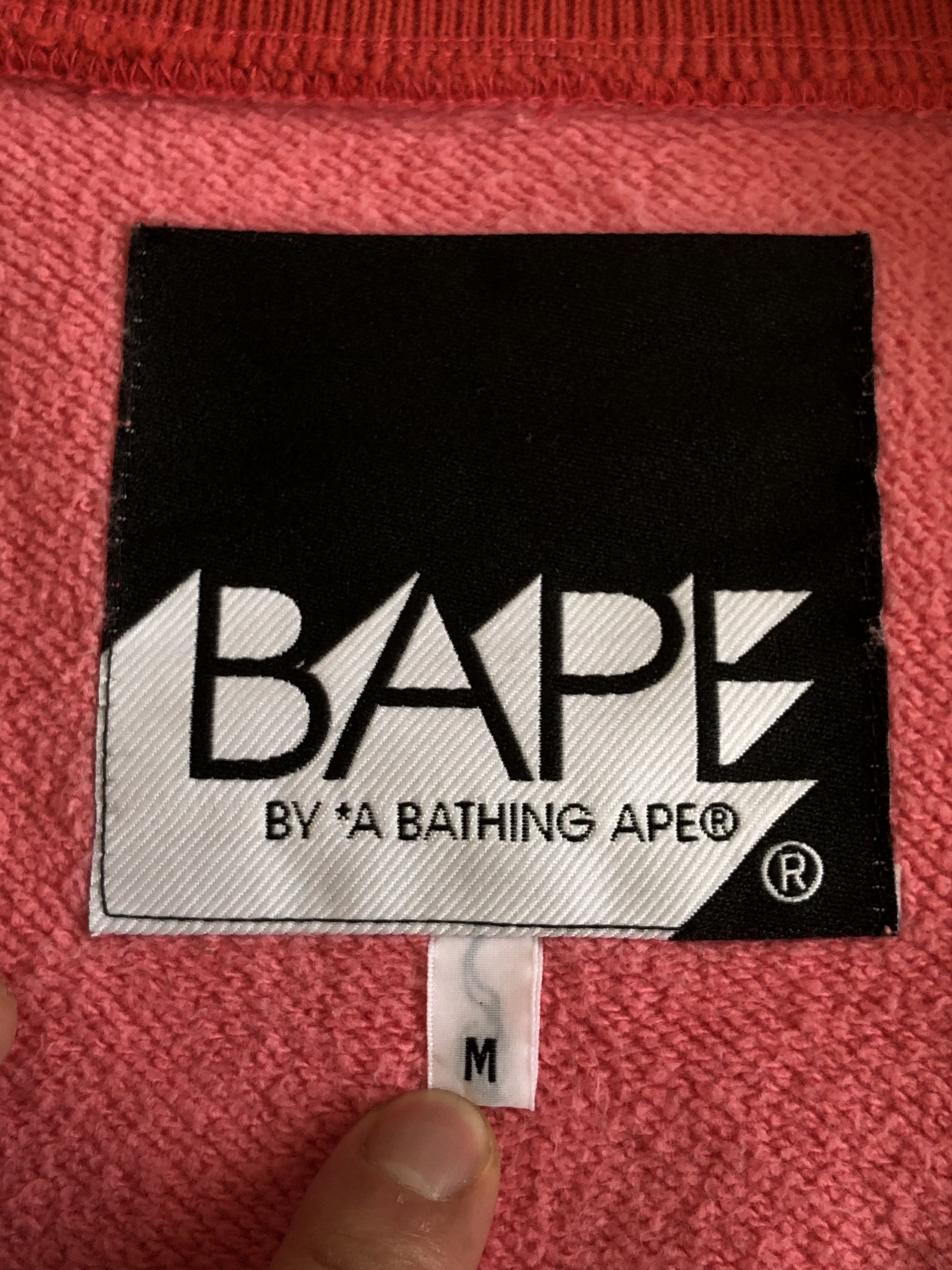 Bape RARE🔥BAPE OG RED CAMO SWEAT VARSITY JACKET Size US L / EU 52-54 / 3 - 18 Thumbnail