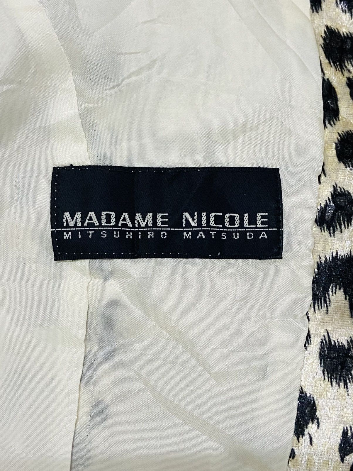 Japanese Brand MADAME NICOLE BY MITSUHIRO MATSUDA FAUX FUR TRENCH COAT Size ONE SIZE - 13 Thumbnail