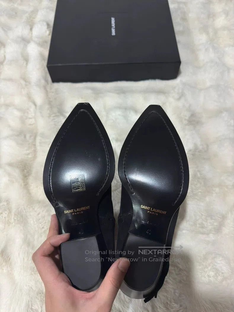 Yves Saint Laurent Saint Laurent Fringe Suede Boots . Size US 10 / EU 43 - 5 Thumbnail