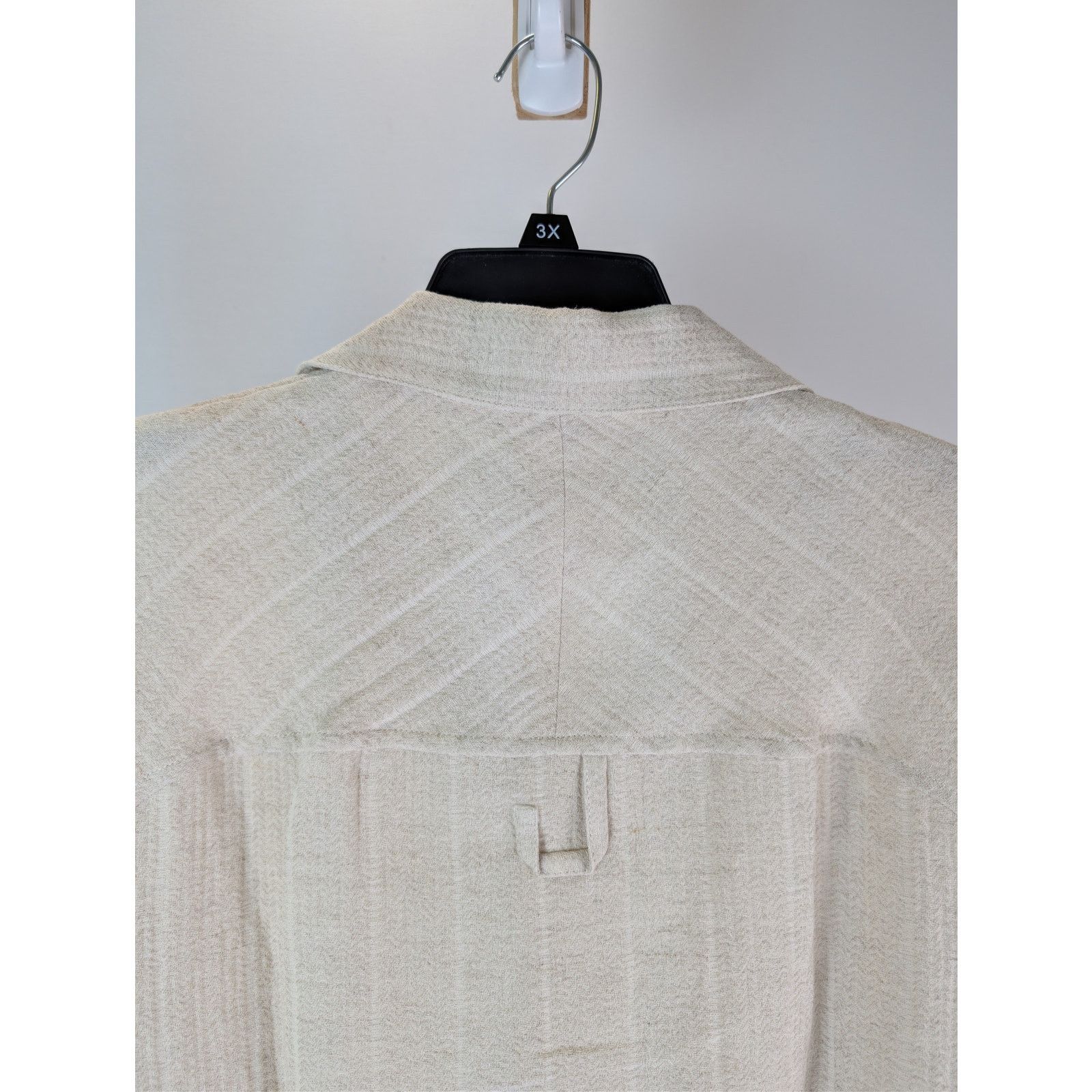 Jacquemus o1rshd1 La Chemise Fonccio camp-collar Button up shirt Beige Size US M / EU 48-50 / 2 - 15 Thumbnail