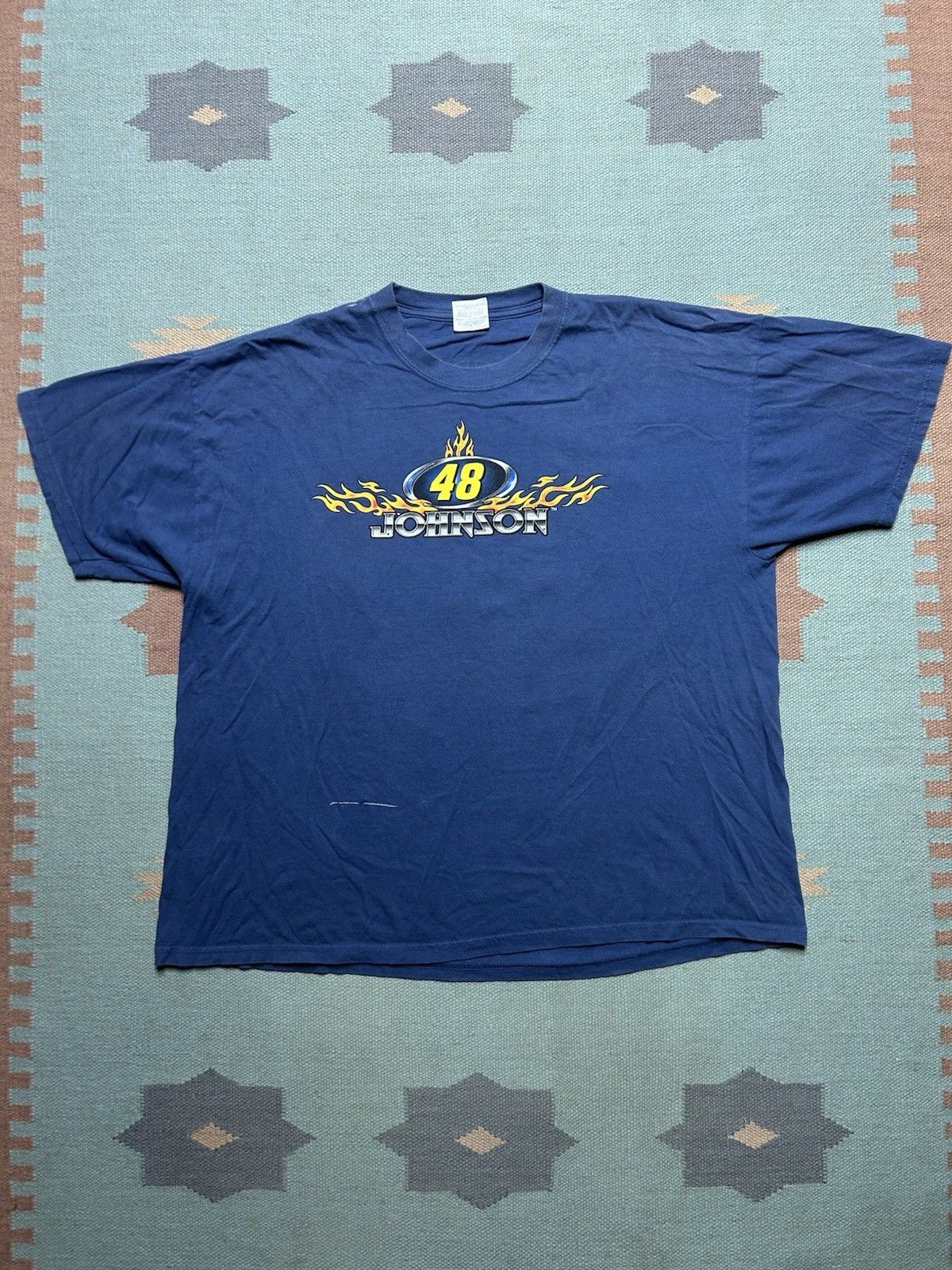 Vintage Vtg t shirt Jimmie Johnson nascar Lowe’s racing flames XXL Size US XXL / EU 58 / 5 - 4 Thumbnail