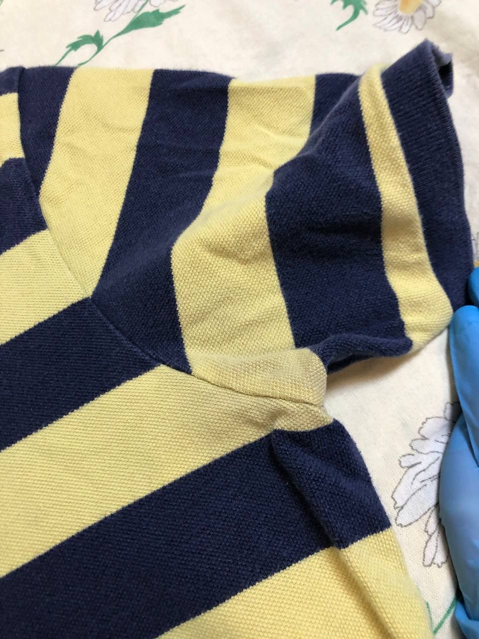 Polo Ralph Lauren Polo Ralph Lauren Blue and Yellow Striped Short Sleeve Size US L / EU 52-54 / 3 - 12 Thumbnail