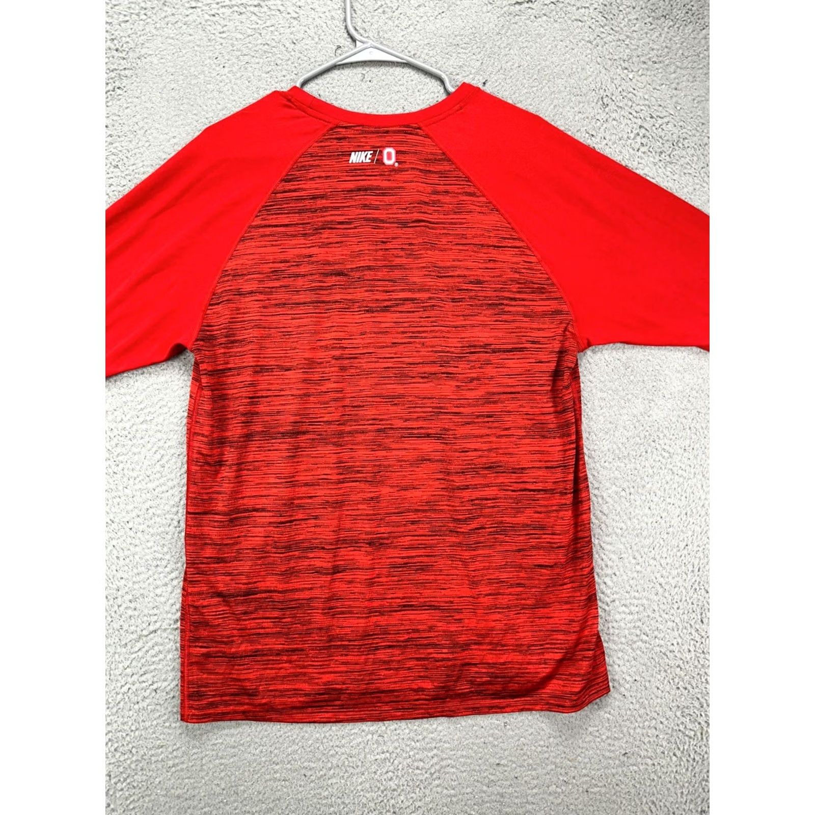 Nike Nike Ohio State Buckeyes Shirt Mens Large Dri-Fit Red T-Shirt Quarter Sleeve Tee Nike Dri-FIT Mens Large Red Ohio State Buckeyes Shirt Size US L / EU 52-54 / 3 - 3 Thumbnail