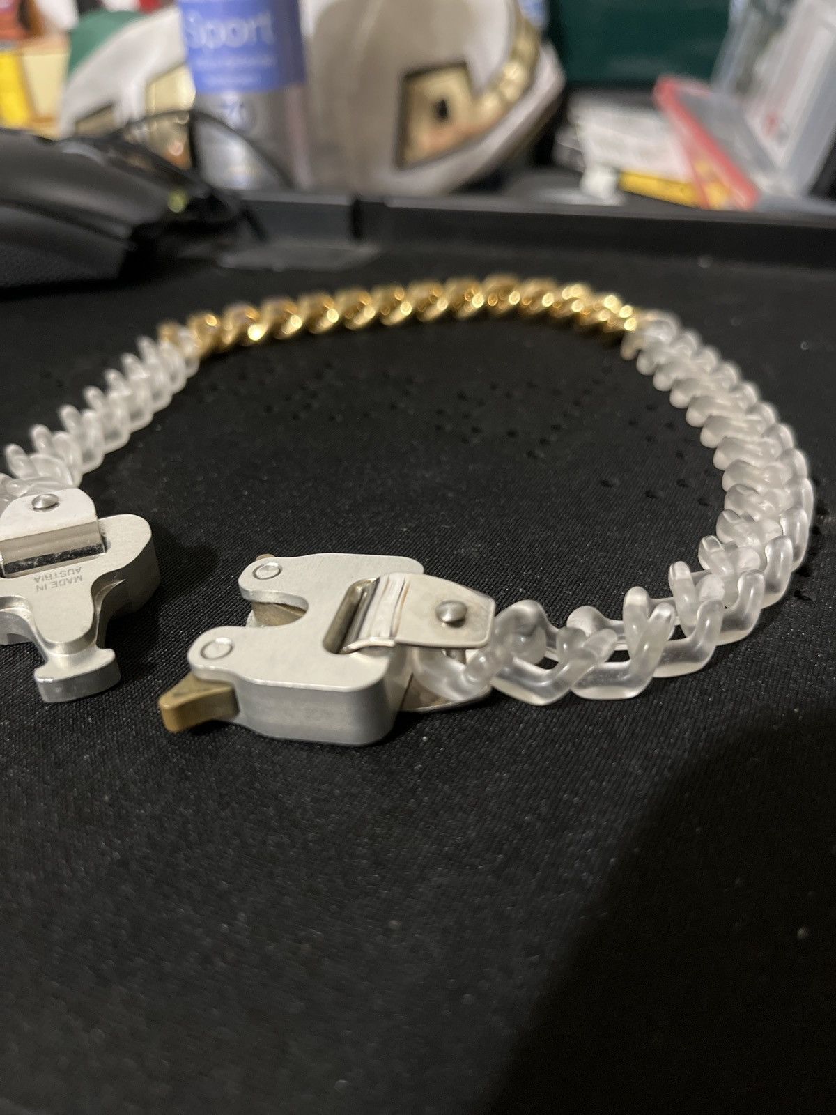 Alyx Alyx Gold & Transparent necklace Size ONE SIZE - 3 Thumbnail