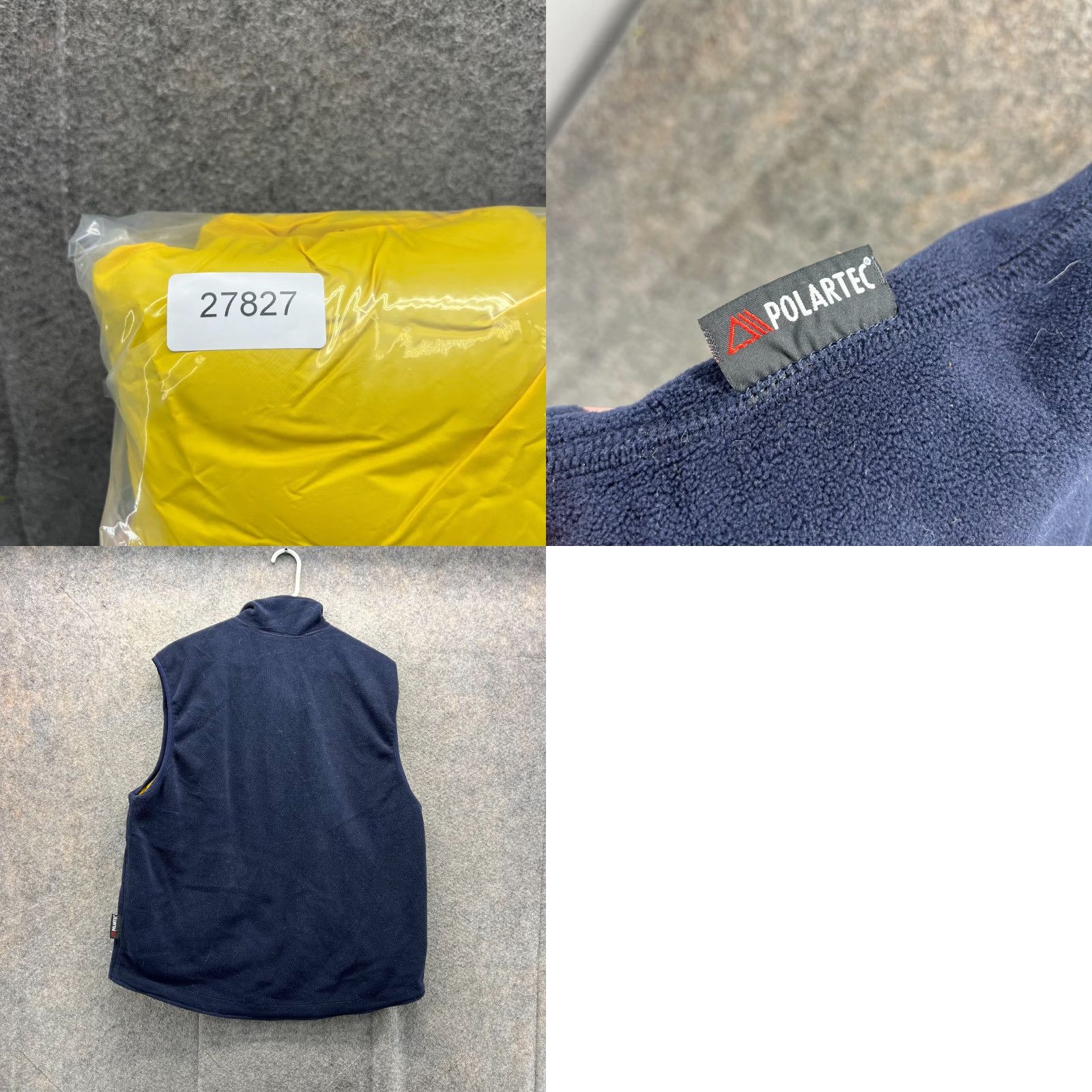 Ralph Lauren VINTAGE Ralph Lauren Sport Vest Men Large Yellow Full Zip Polartec Reversible USA Vtg Size US L / EU 52-54 / 3 - 9 Thumbnail