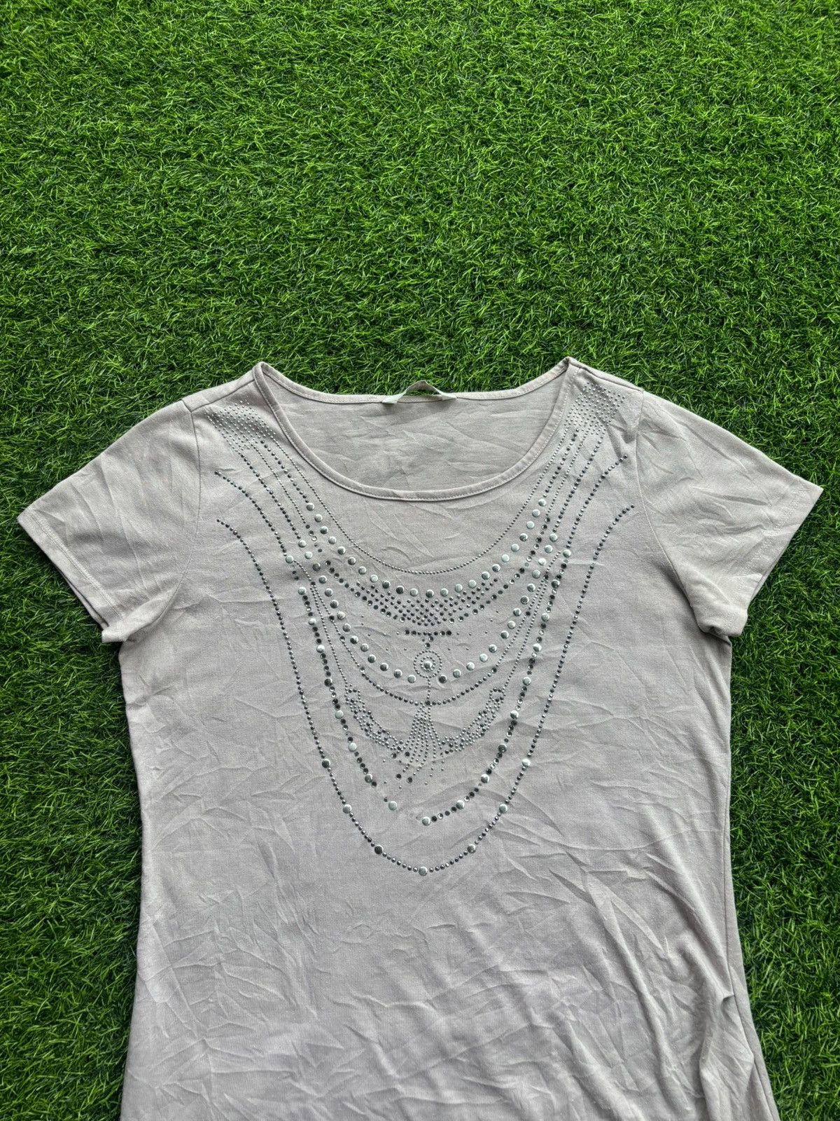 Hysteric Glamour Y2k Olivia Hassler Necklace Style Tshirt Size M / US 6-8 / IT 42-44 - 2 Thumbnail