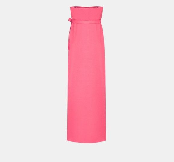 Dior o1w1db11124 Long Bustier Dress in Indy Pink Size XL / US 12-14 / IT 48-50 - 2 Thumbnail