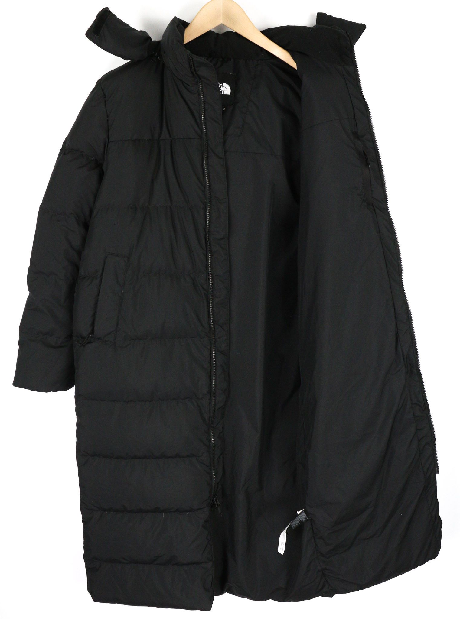 The North Face NF0A4R3K S Black Down Padded Long Puffer 81184 Size S / US 4 / IT 40 - 4 Thumbnail